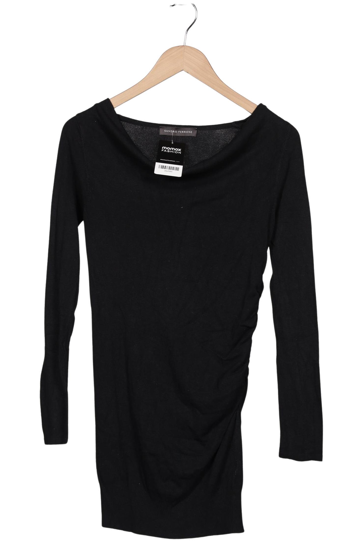 

Sandro Ferrone Damen Langarmshirt, schwarz, Gr. 38