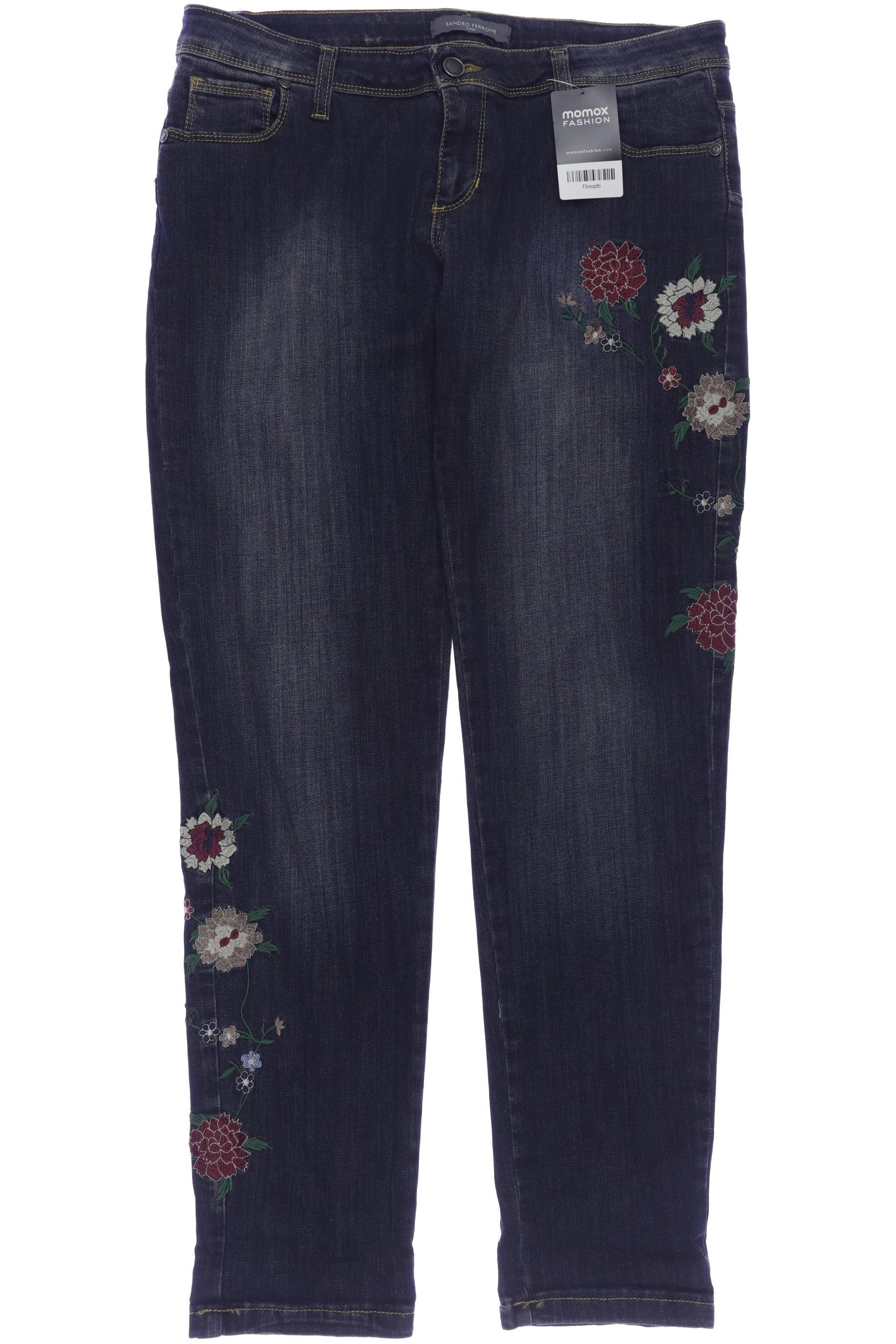 

Sandro Ferrone Damen Jeans, marineblau, Gr. 48