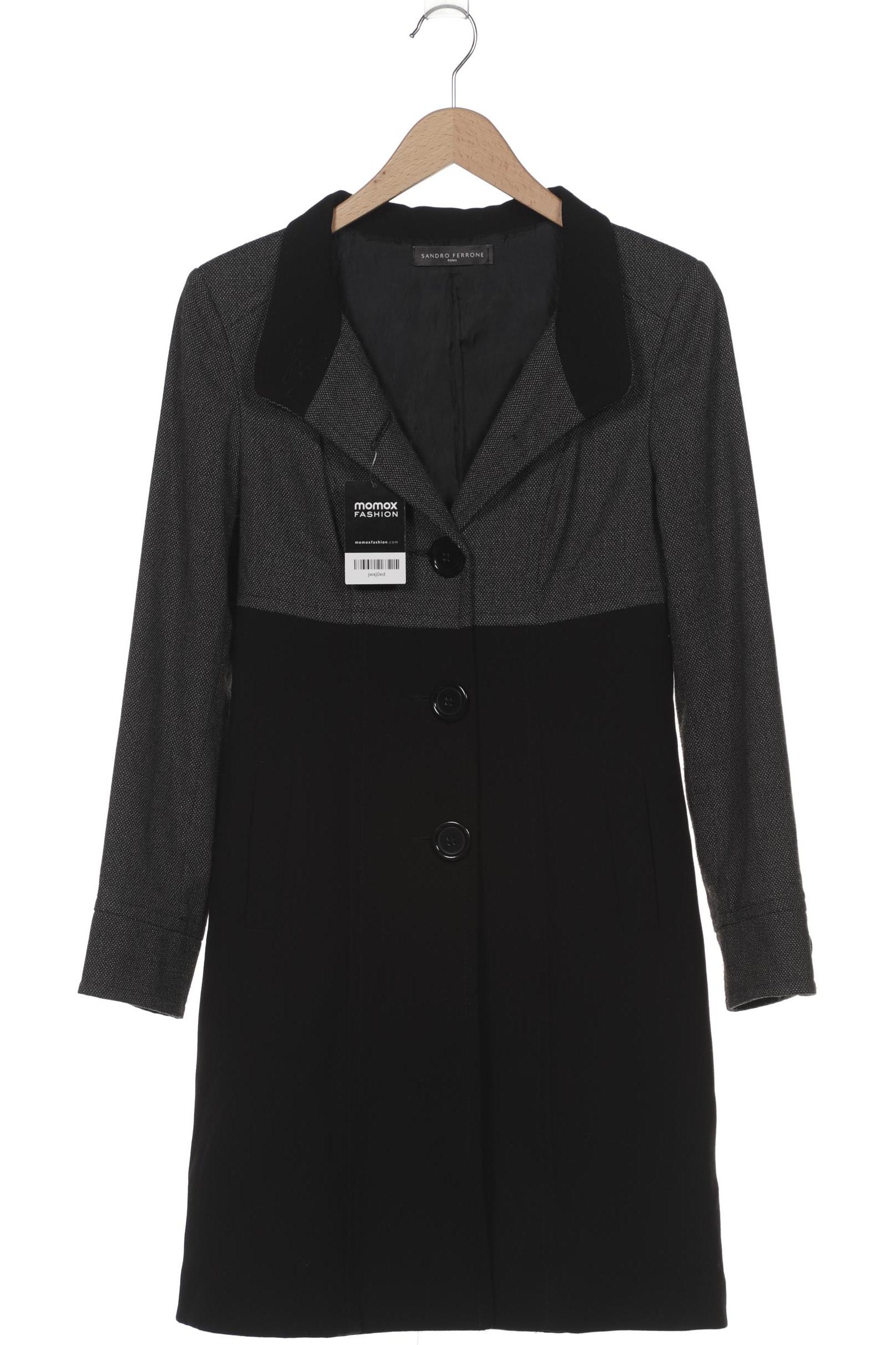 

Sandro Ferrone Damen Mantel, schwarz, Gr. 42