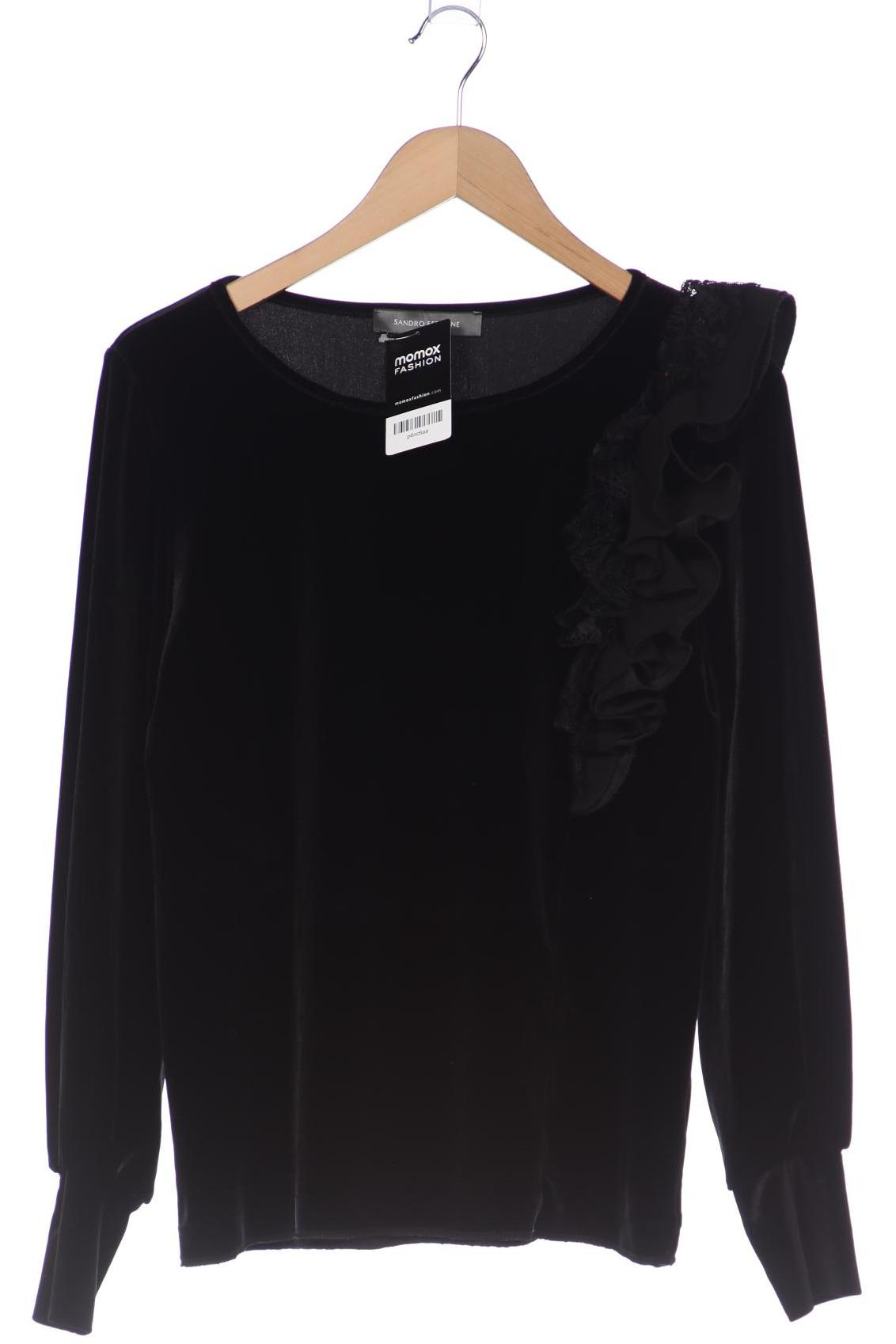 

Sandro Ferrone Damen Langarmshirt, schwarz, Gr. 38