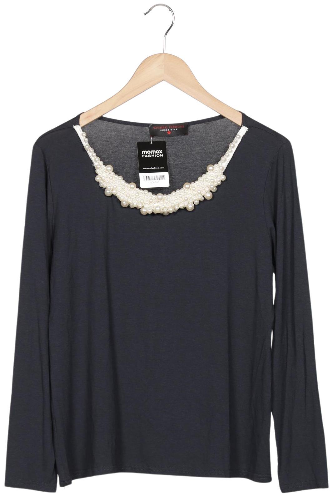 

Sandro Ferrone Damen Langarmshirt, marineblau, Gr. 44