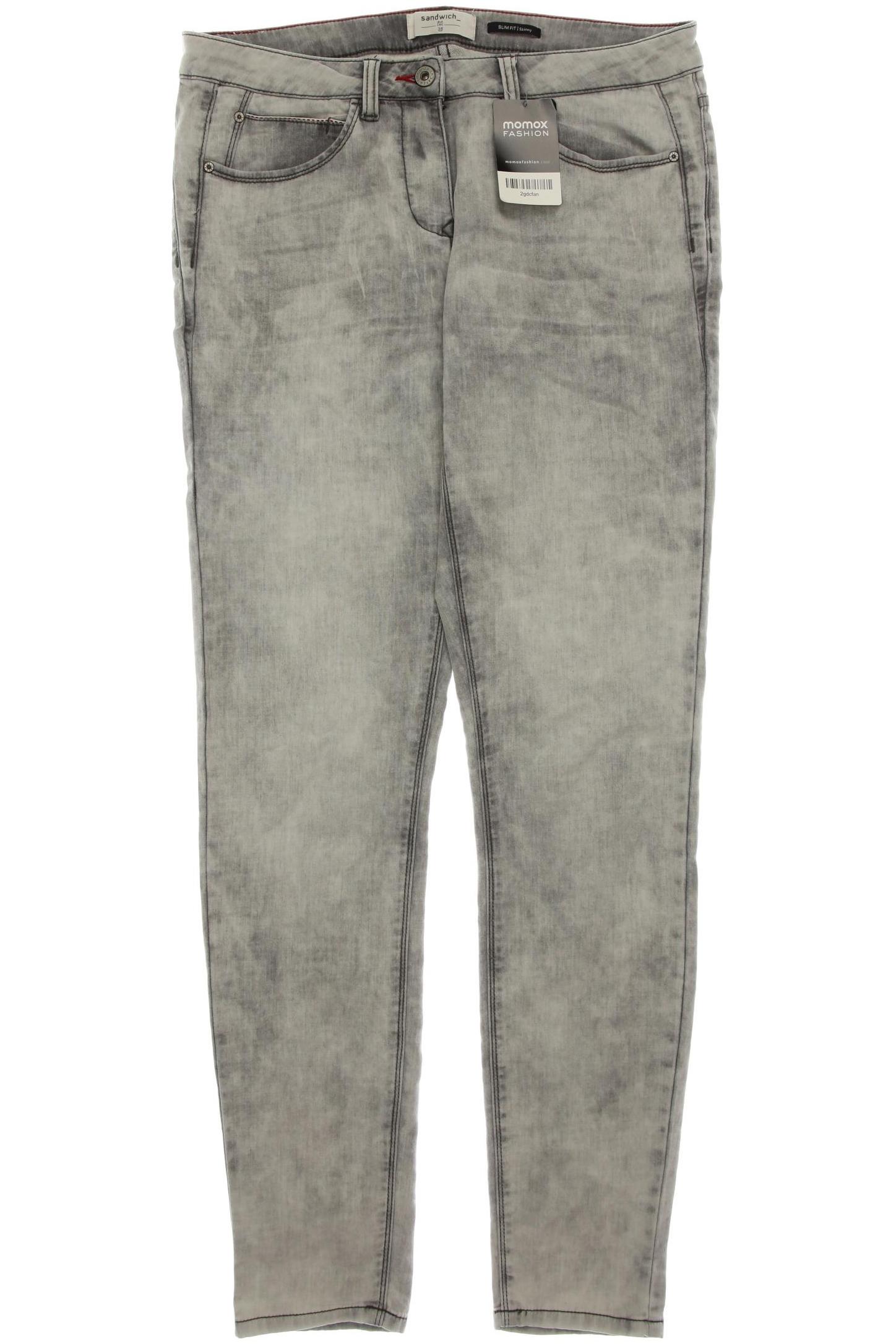 

sandwich_ Damen Jeans, grau, Gr. 38