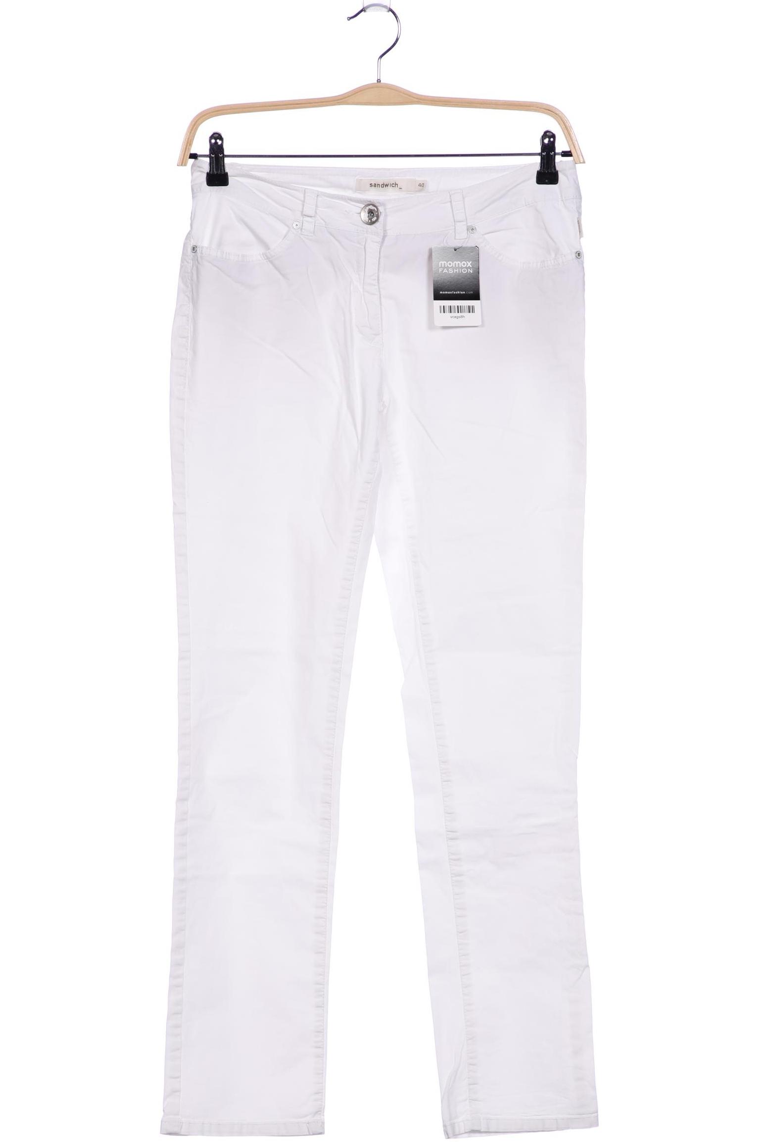

sandwich_ Damen Jeans, weiß, Gr. 40