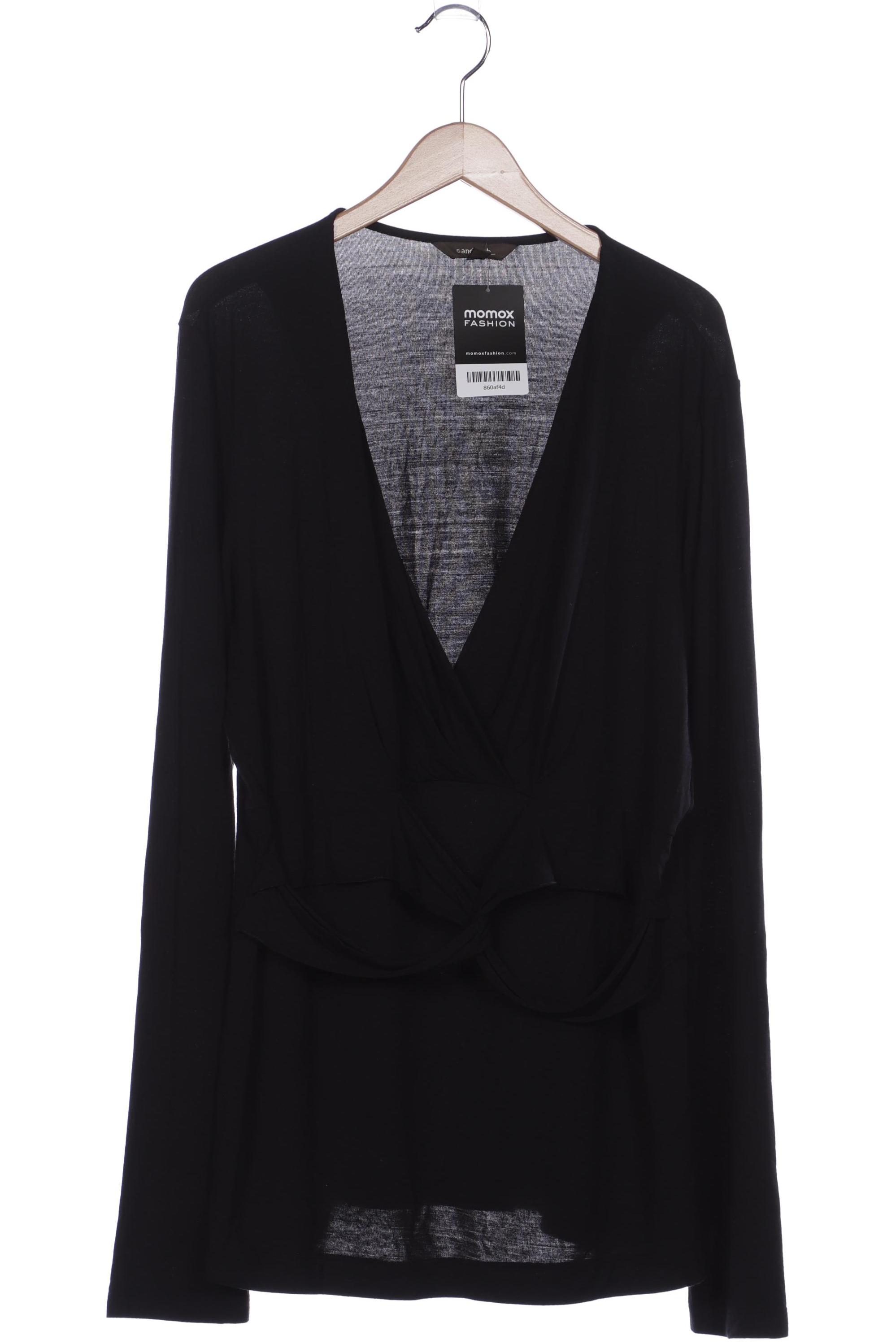 

sandwich_ Damen Langarmshirt, schwarz, Gr. 44