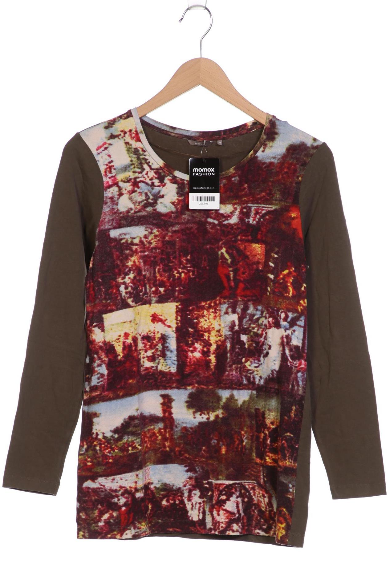 

sandwich_ Damen Langarmshirt, grün, Gr. 38