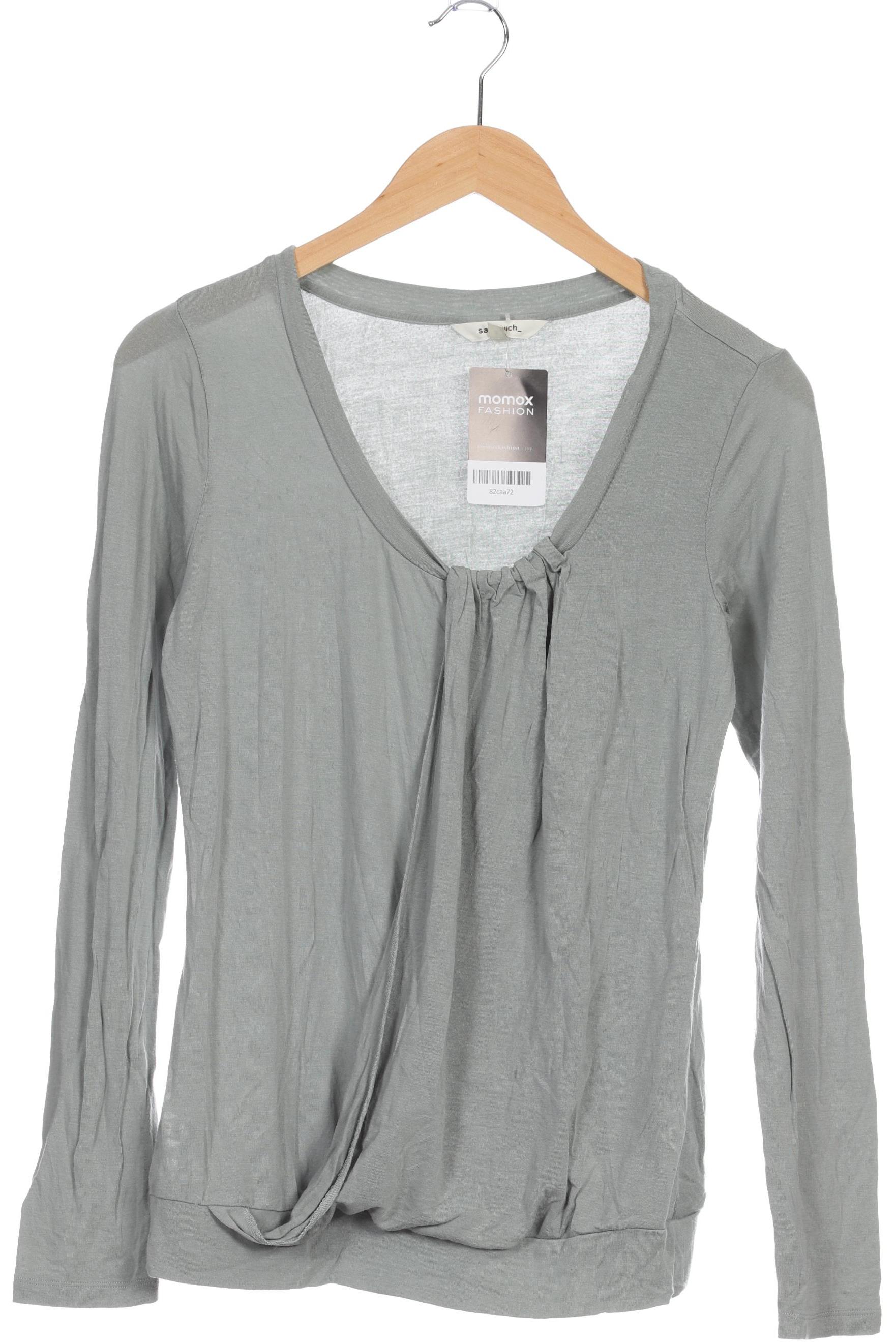 

sandwich_ Damen Langarmshirt, grün, Gr.