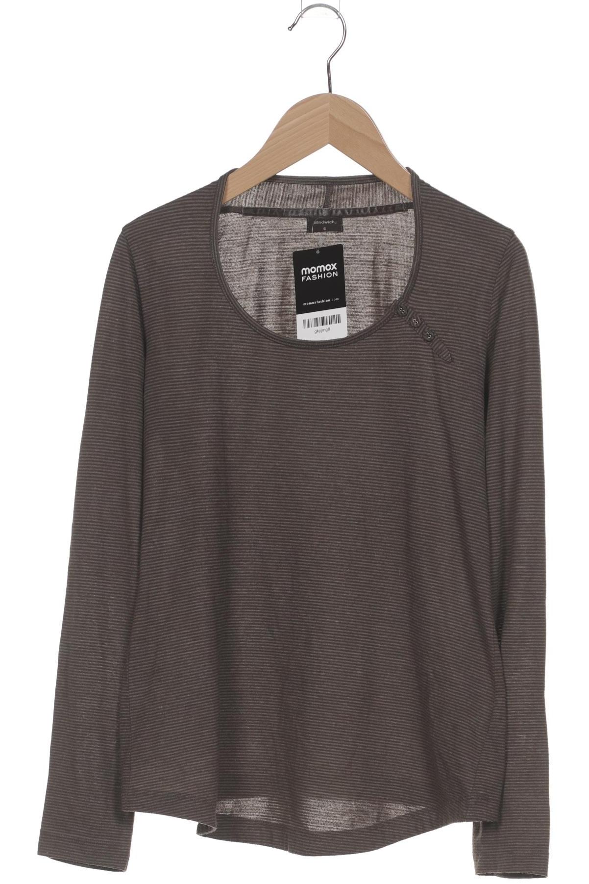 

sandwich_ Damen Langarmshirt, braun, Gr. 36