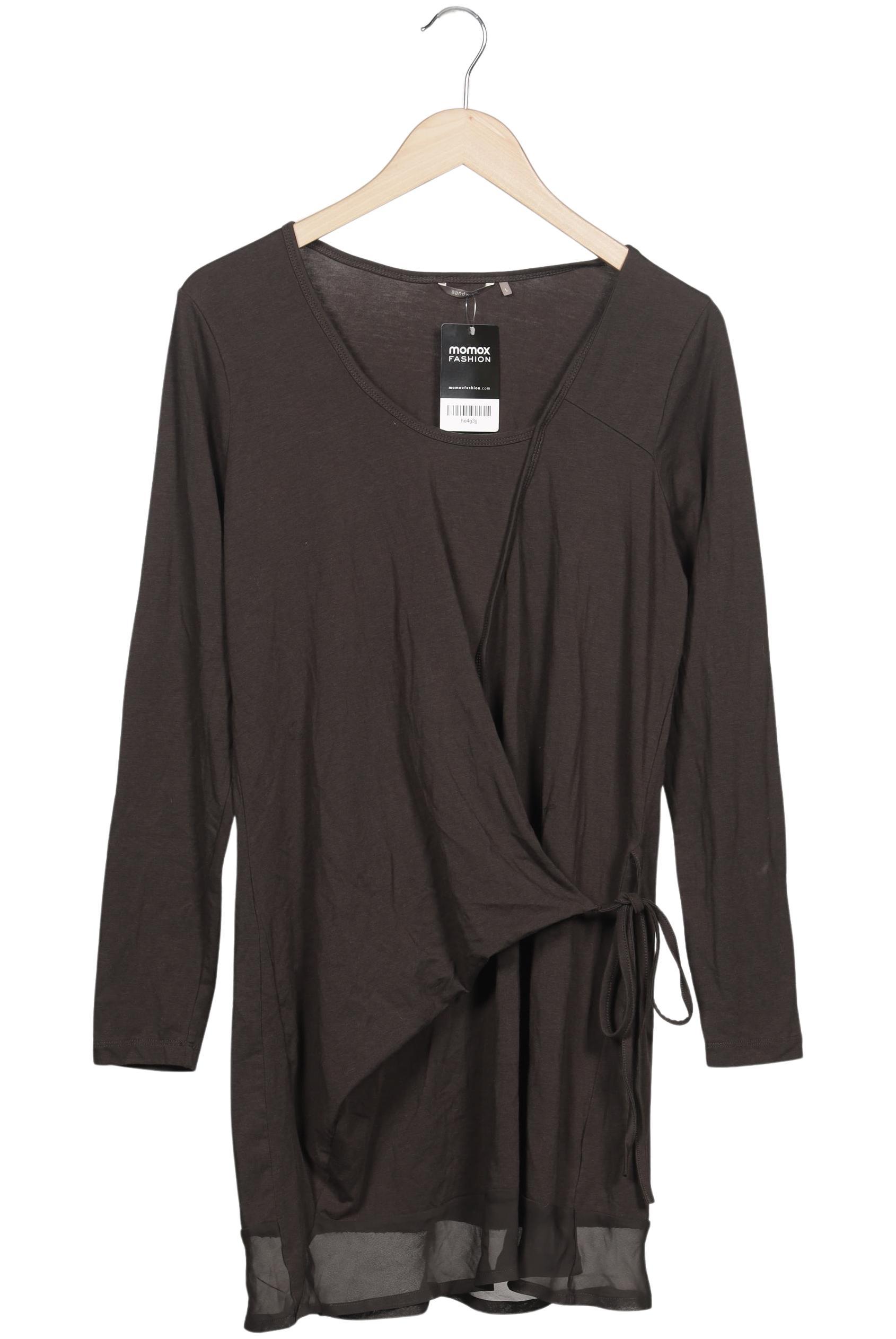 

sandwich_ Damen Langarmshirt, braun, Gr. 42