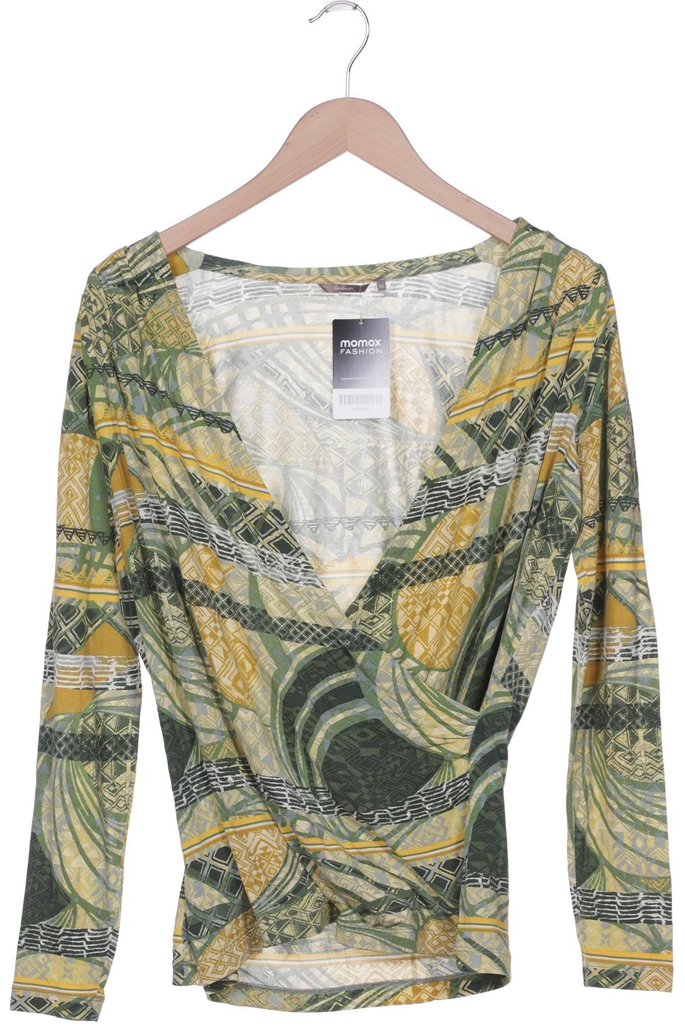 

sandwich_ Damen Langarmshirt, grün