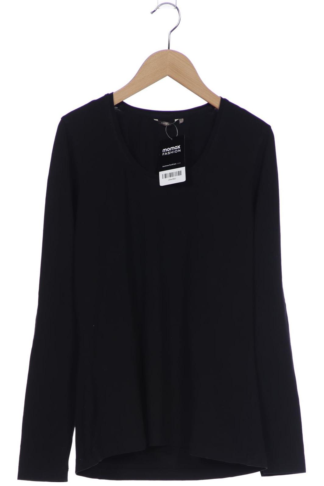

sandwich_ Damen Langarmshirt, schwarz, Gr. 42