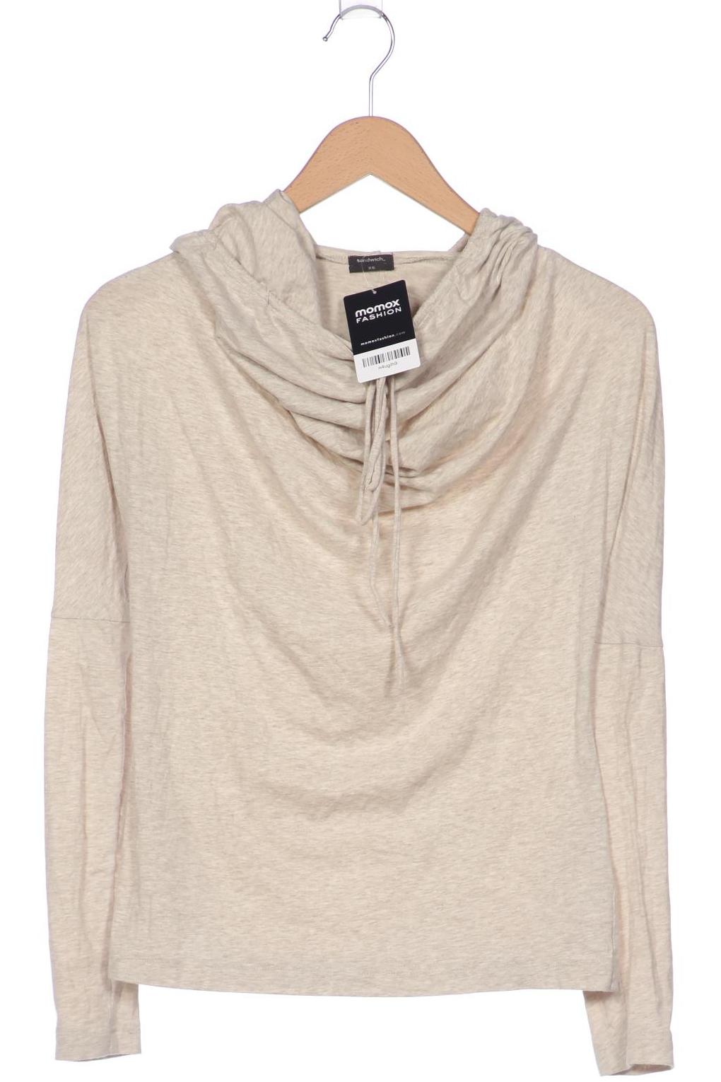 

sandwich_ Damen Langarmshirt, cremeweiß, Gr. 34