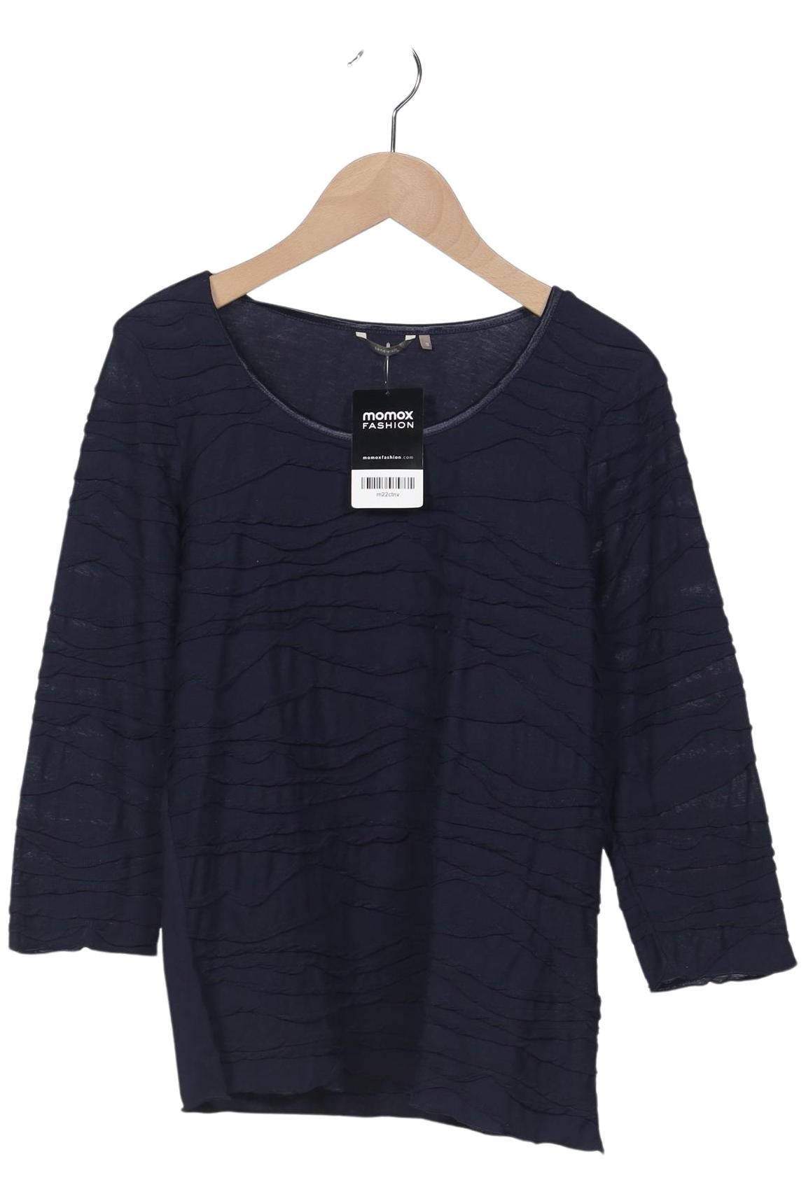 

sandwich_ Damen Langarmshirt, marineblau, Gr. 36