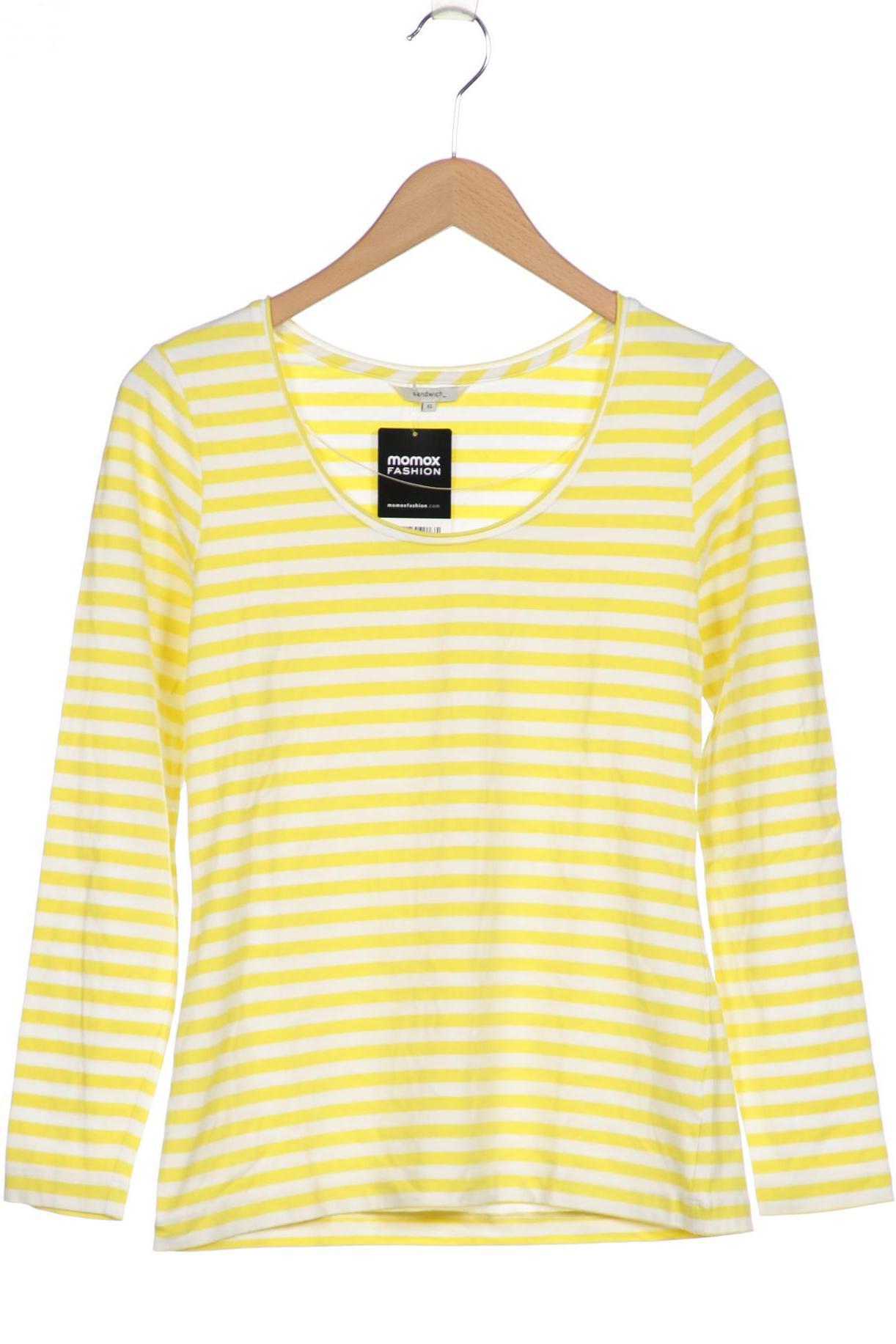 

sandwich_ Damen Langarmshirt, gelb