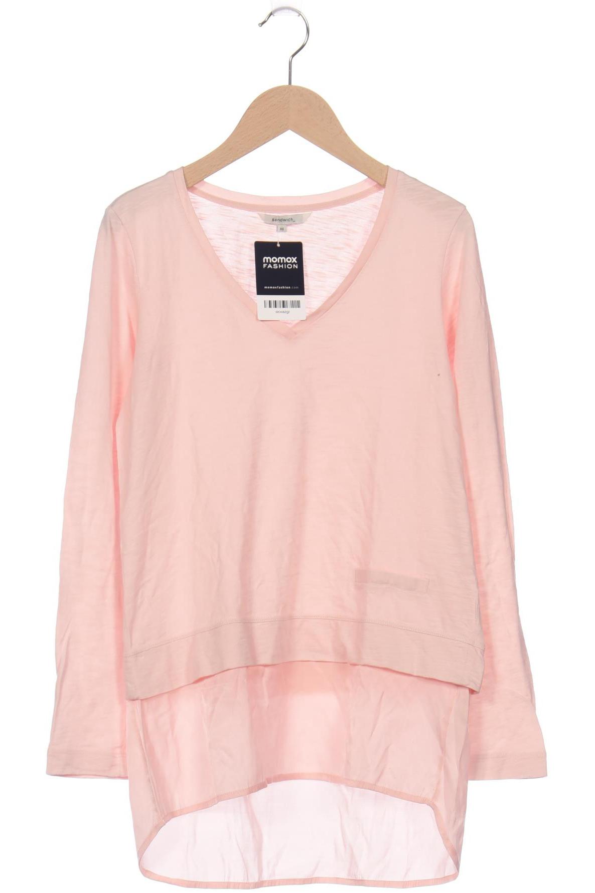 

sandwich_ Damen Langarmshirt, pink, Gr. 34