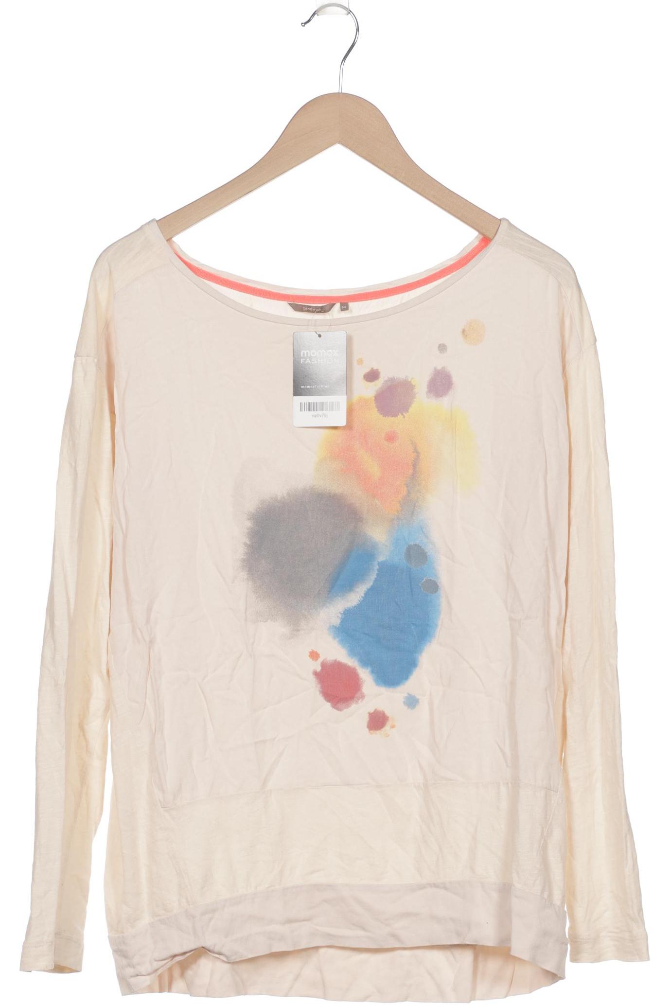 

sandwich_ Damen Langarmshirt, cremeweiß, Gr. 38