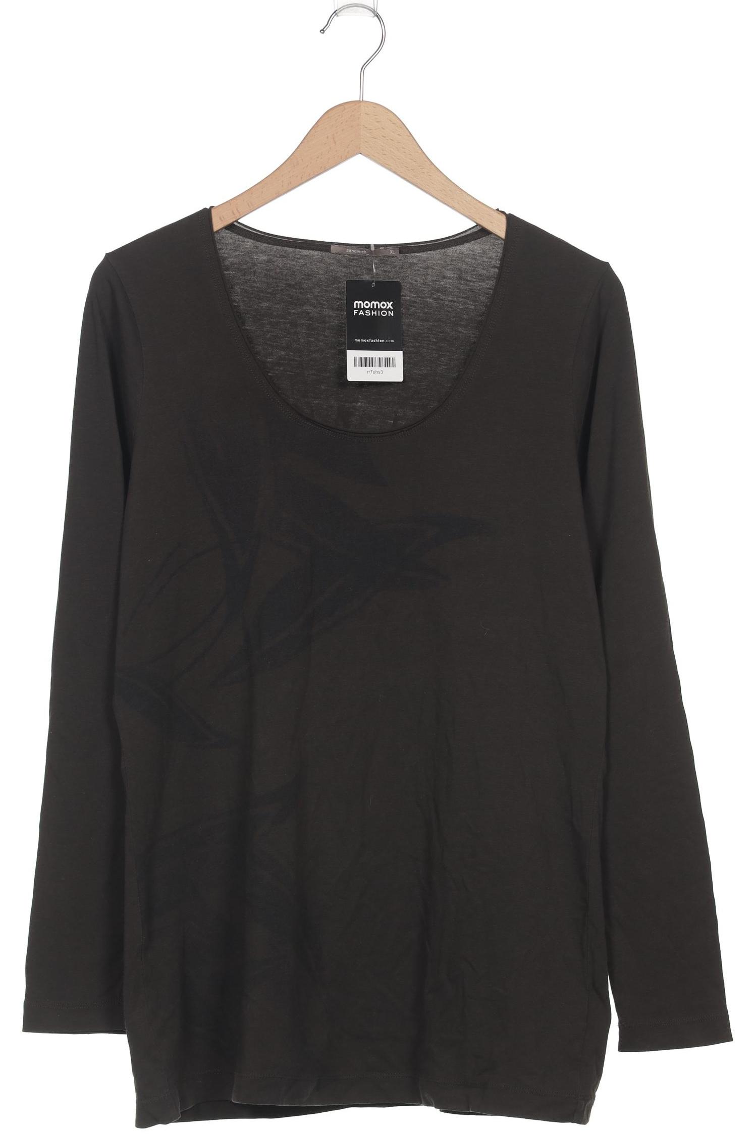 

sandwich_ Damen Langarmshirt, braun, Gr. 44