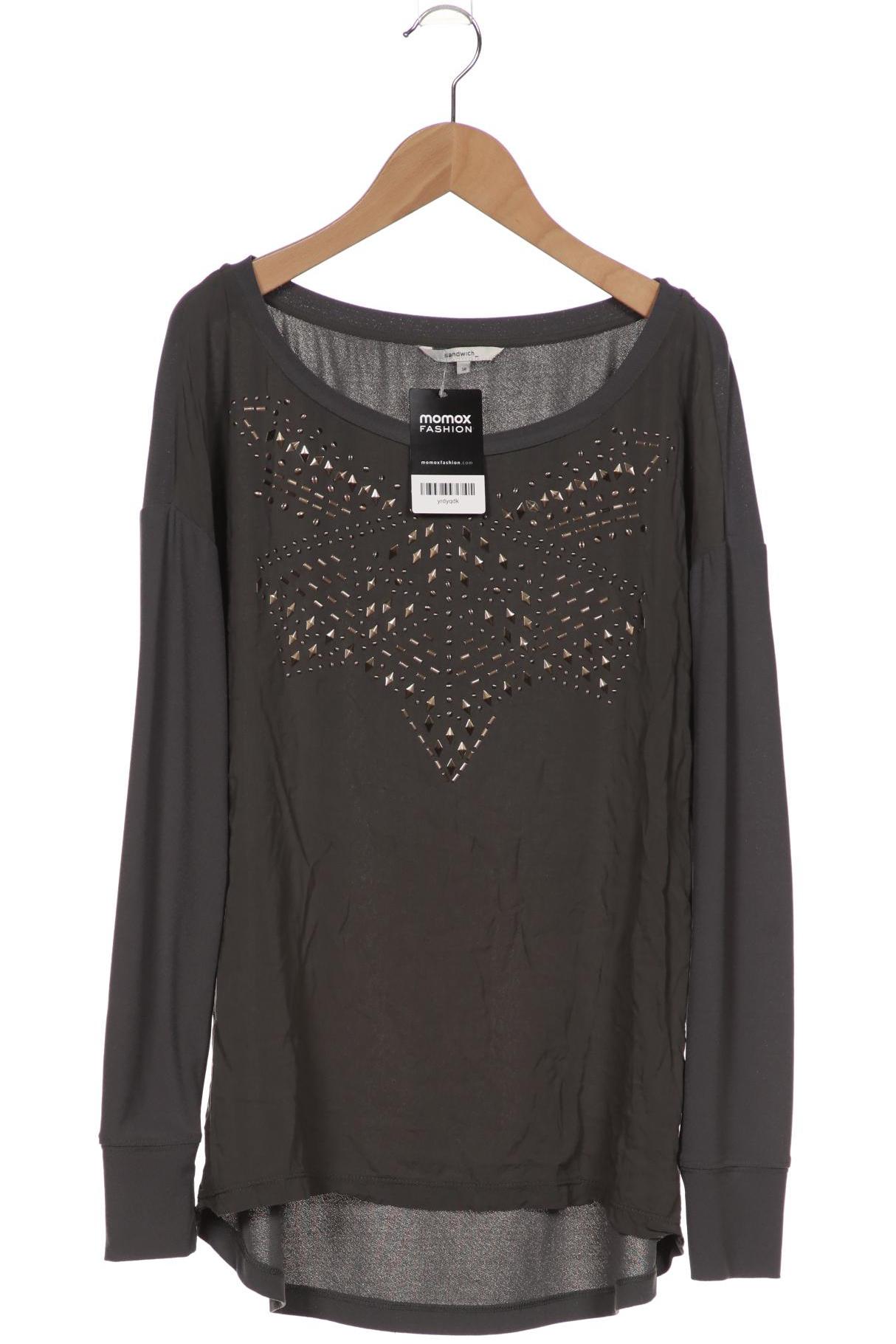 

sandwich_ Damen Langarmshirt, grün, Gr. 38