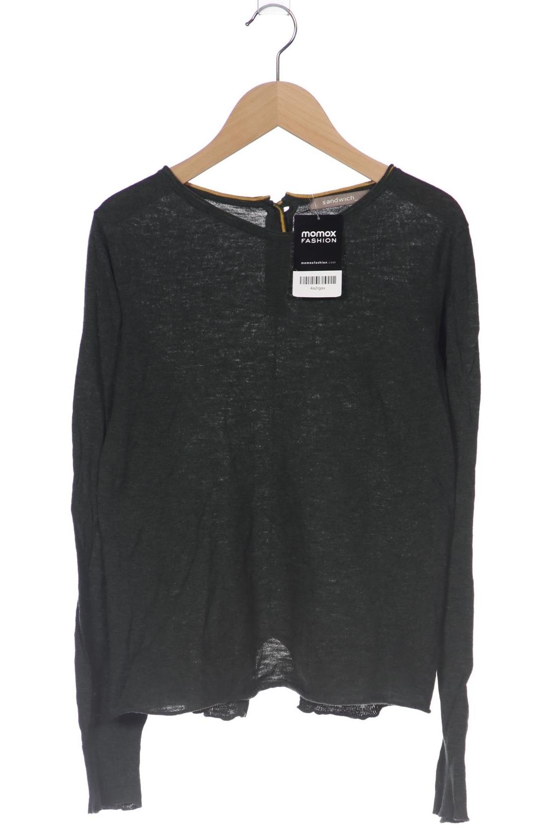 

sandwich_ Damen Langarmshirt, grün, Gr. 38