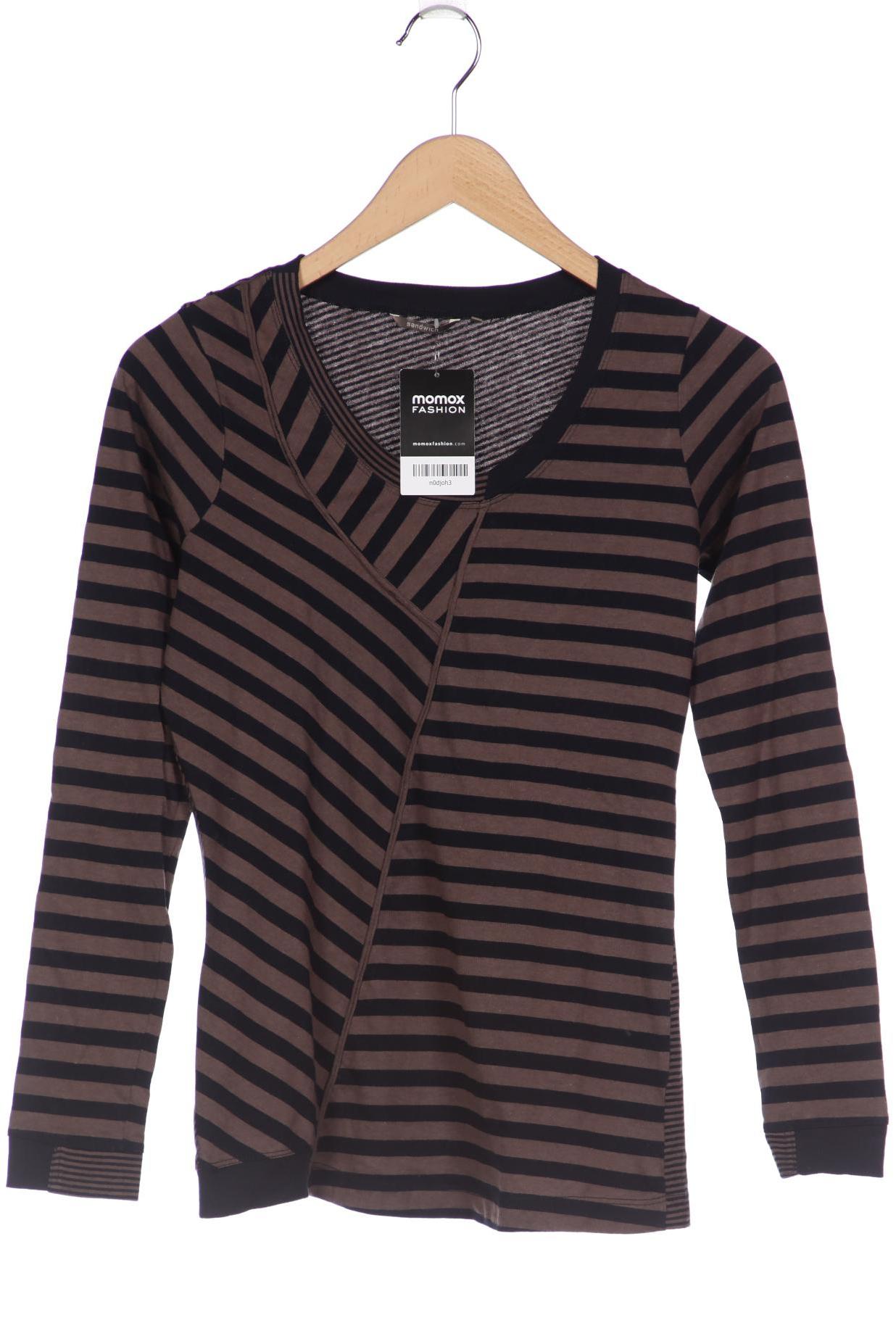

sandwich_ Damen Langarmshirt, braun