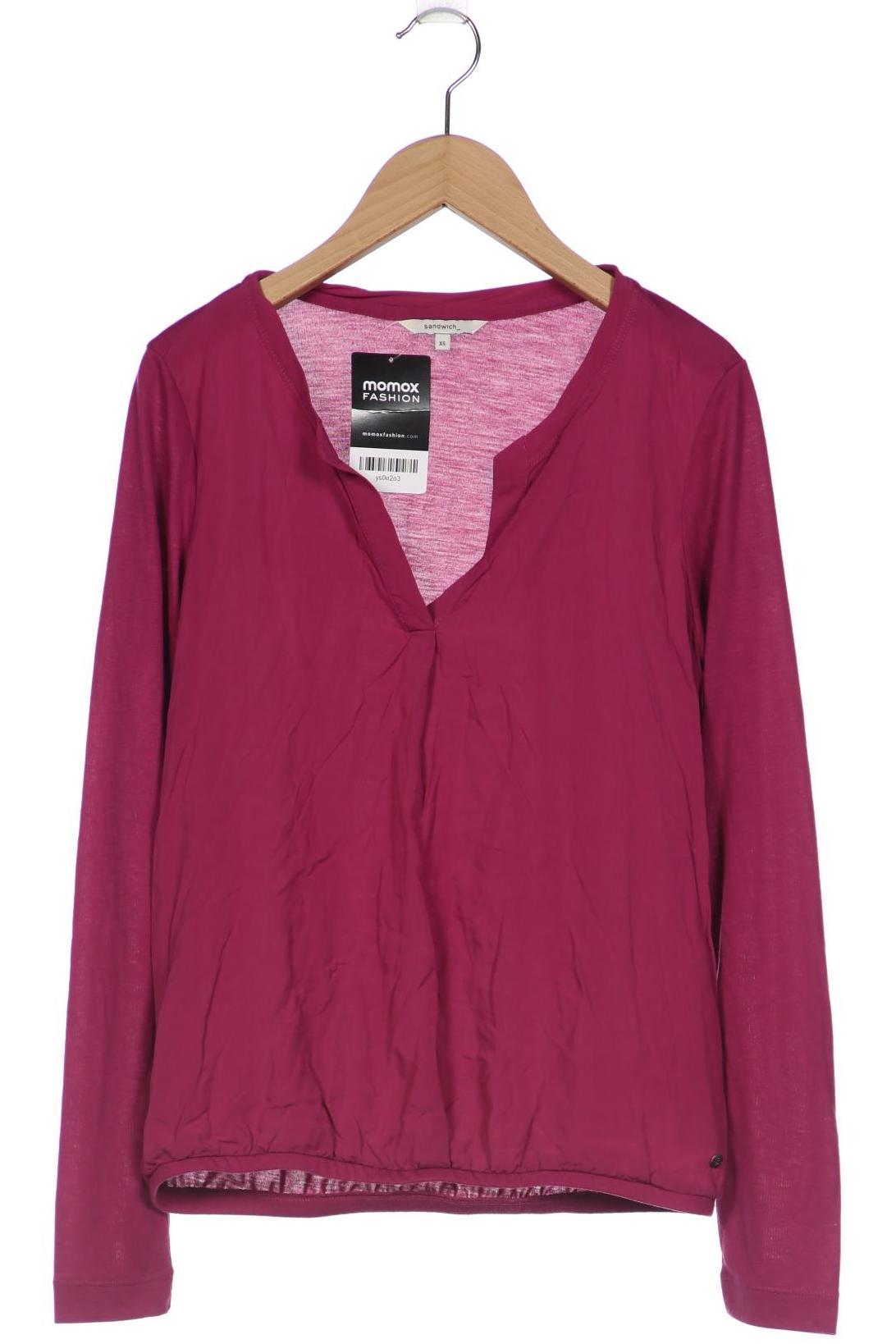 

sandwich_ Damen Langarmshirt, pink