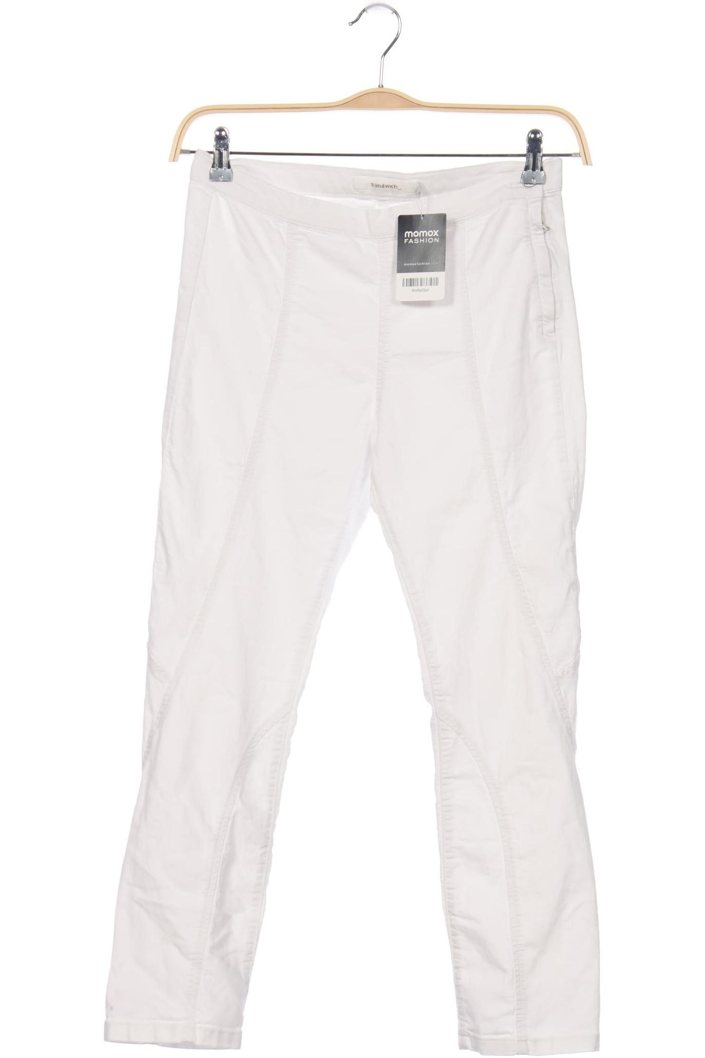 

sandwich_ Damen Stoffhose, weiß, Gr. 40