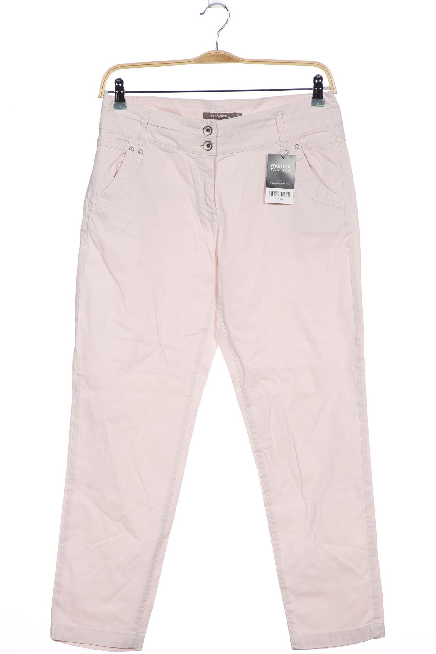 

sandwich_ Damen Stoffhose, pink, Gr. 42