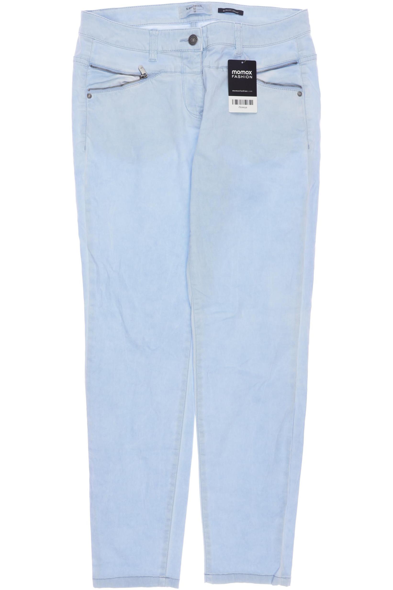 

sandwich_ Damen Stoffhose, hellblau, Gr. 38