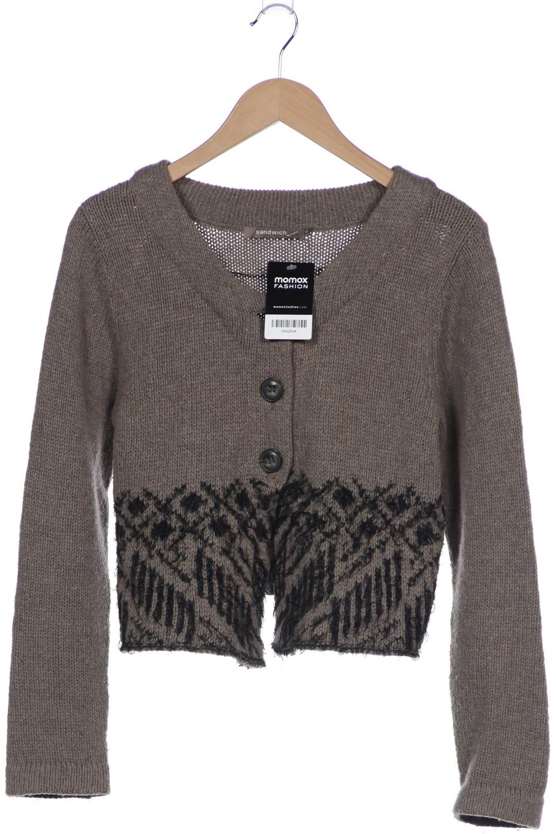 

sandwich_ Damen Strickjacke, grau, Gr. 38