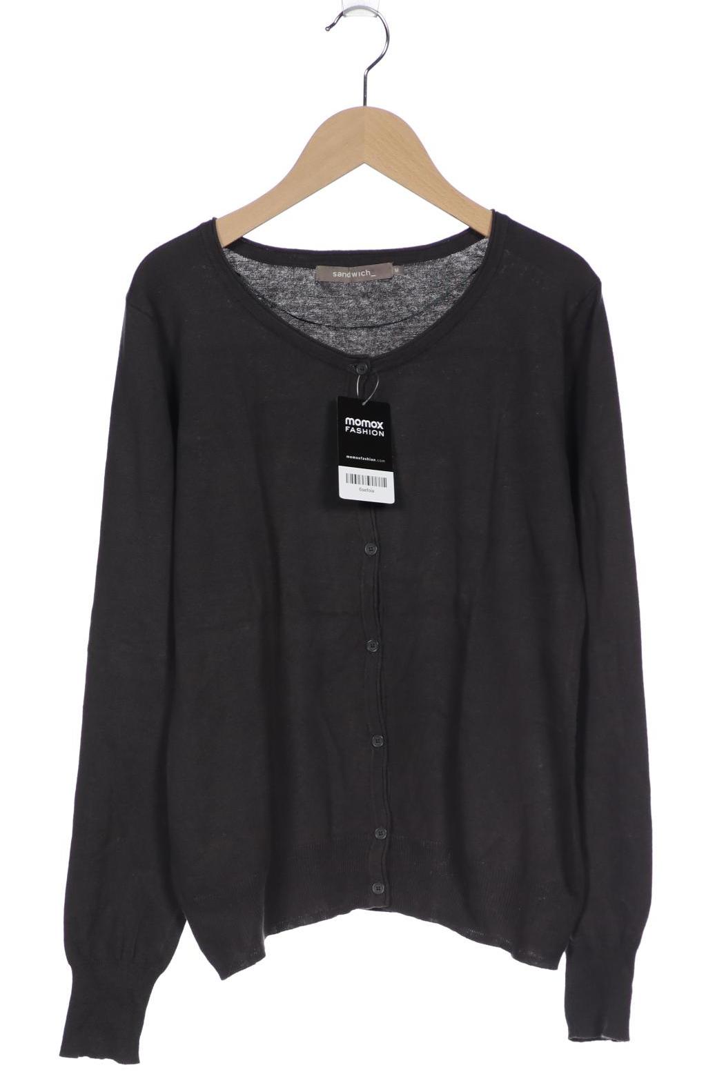 

sandwich_ Damen Strickjacke, grau, Gr. 38