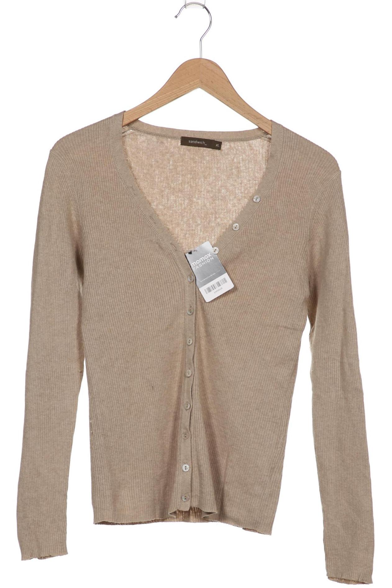 

sandwich_ Damen Strickjacke, beige, Gr. 44