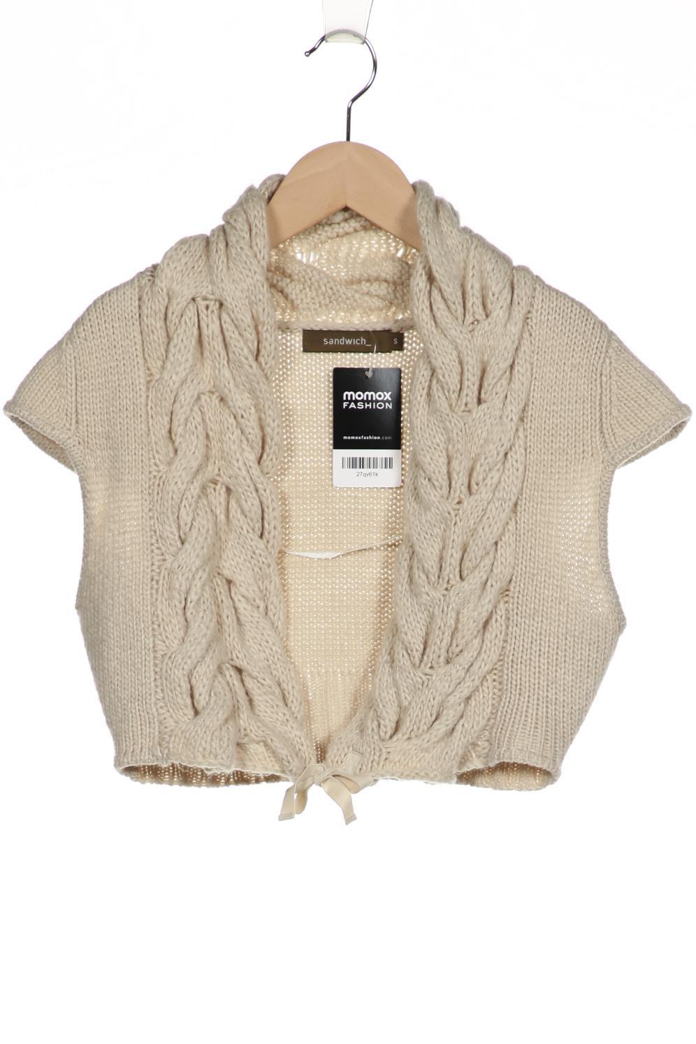 

sandwich_ Damen Strickjacke, beige