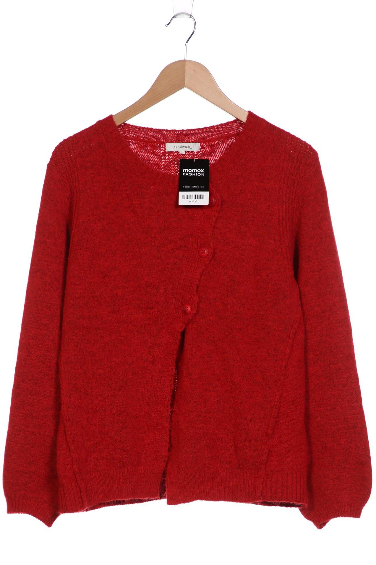 

sandwich_ Damen Strickjacke, rot, Gr. 38