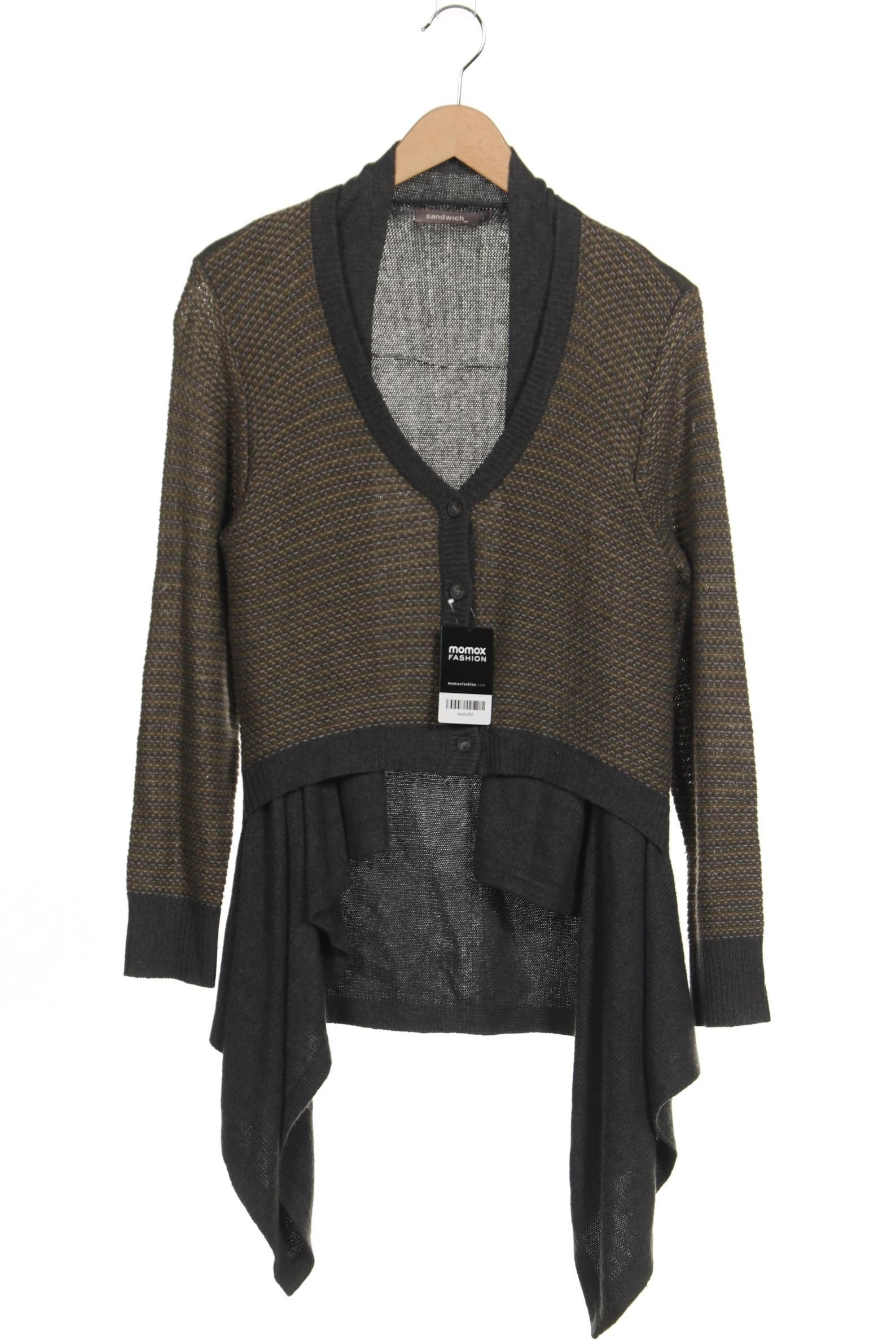 

sandwich_ Damen Strickjacke, grau, Gr. 42