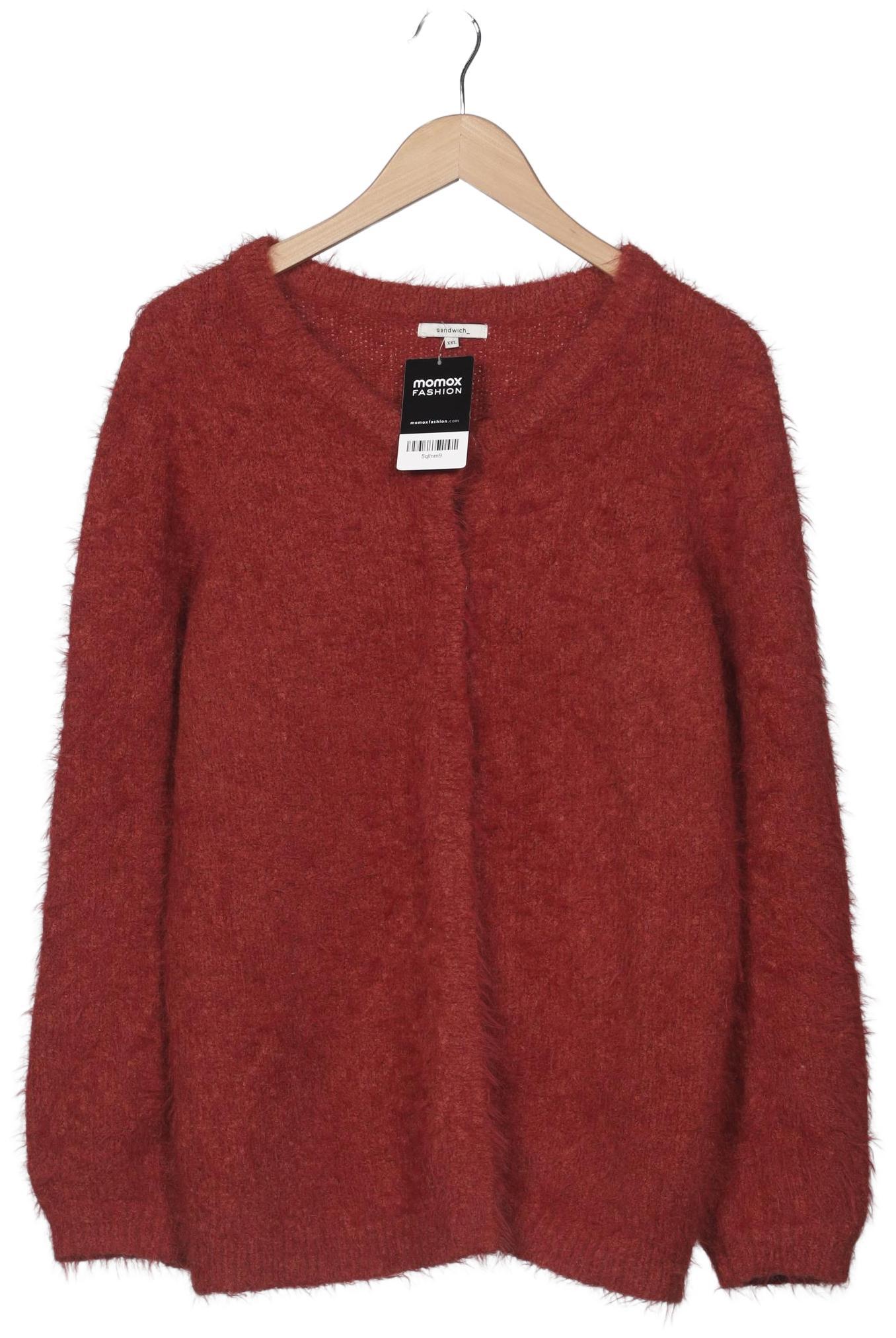 

sandwich_ Damen Strickjacke, rot, Gr. 46