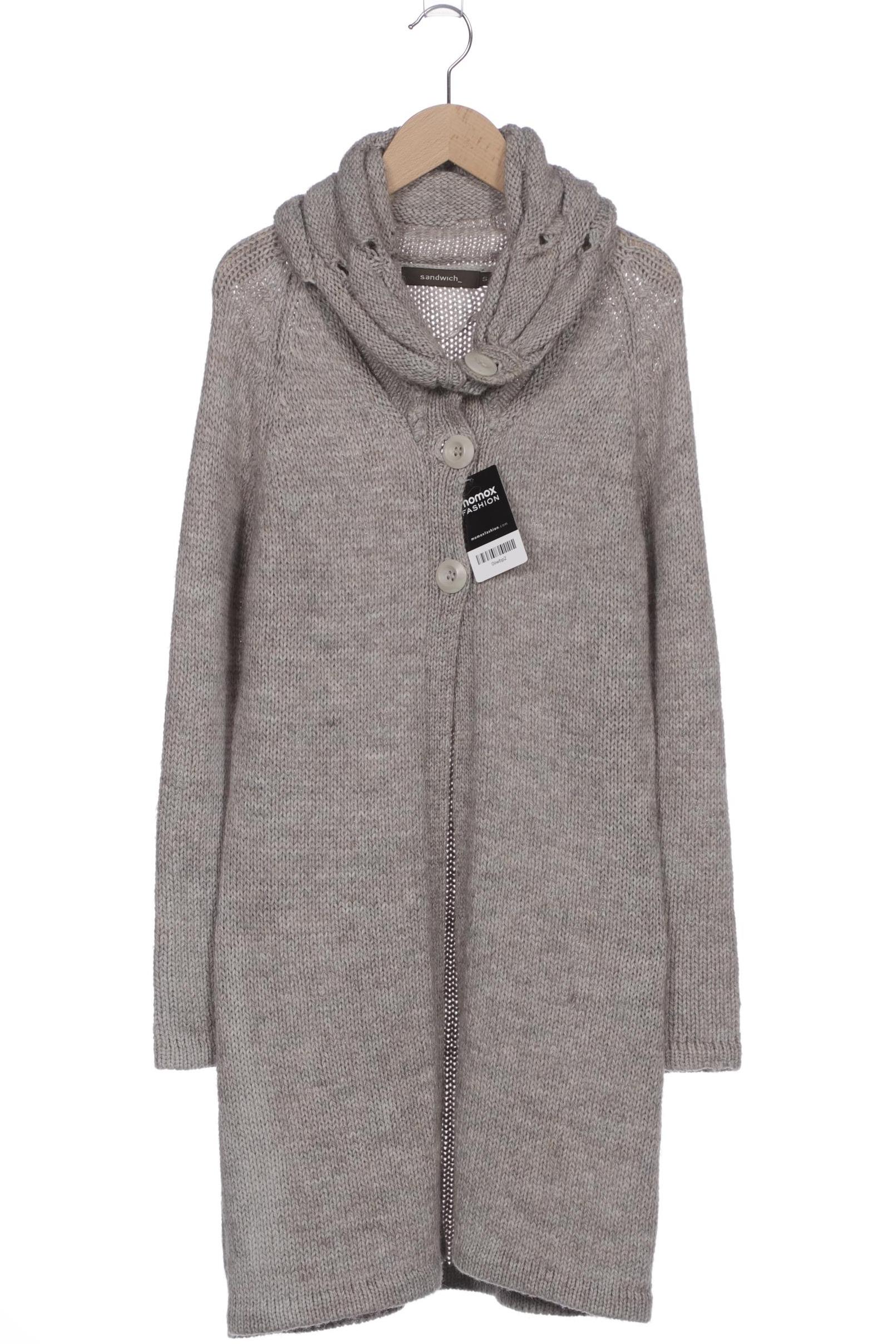 

sandwich_ Damen Strickjacke, grau, Gr. 36