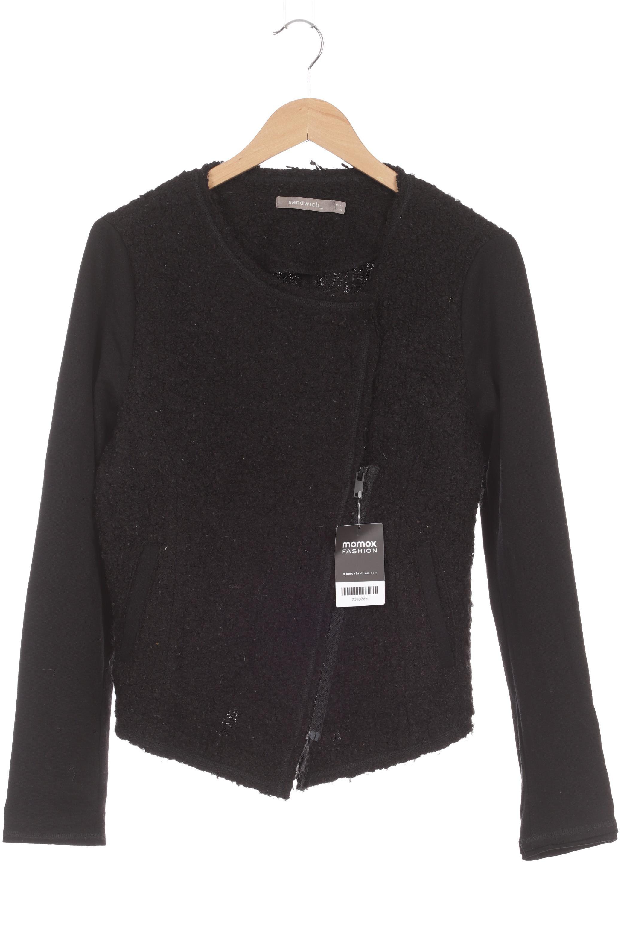 

sandwich_ Damen Strickjacke, schwarz, Gr. 42
