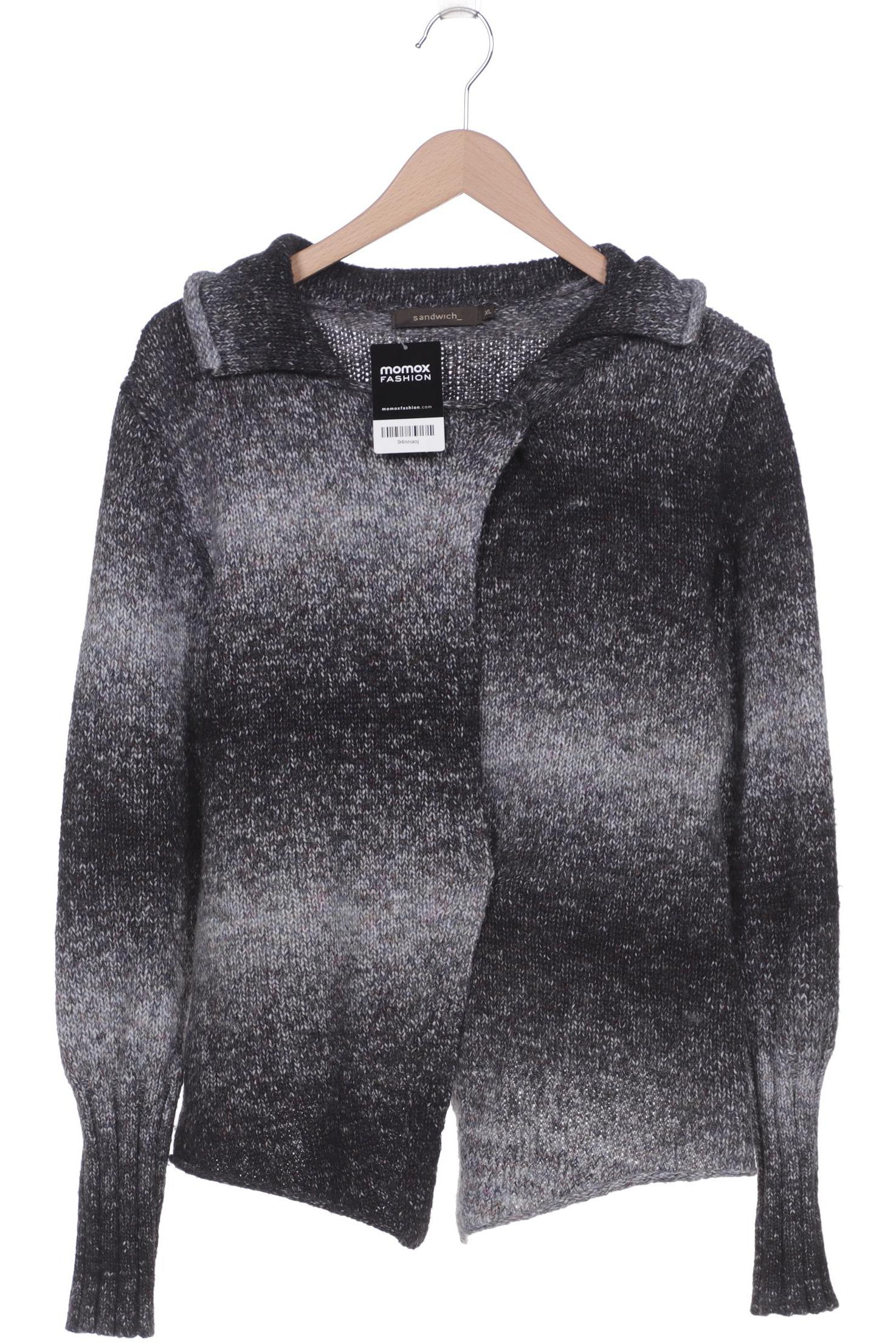 

sandwich_ Damen Strickjacke, grau