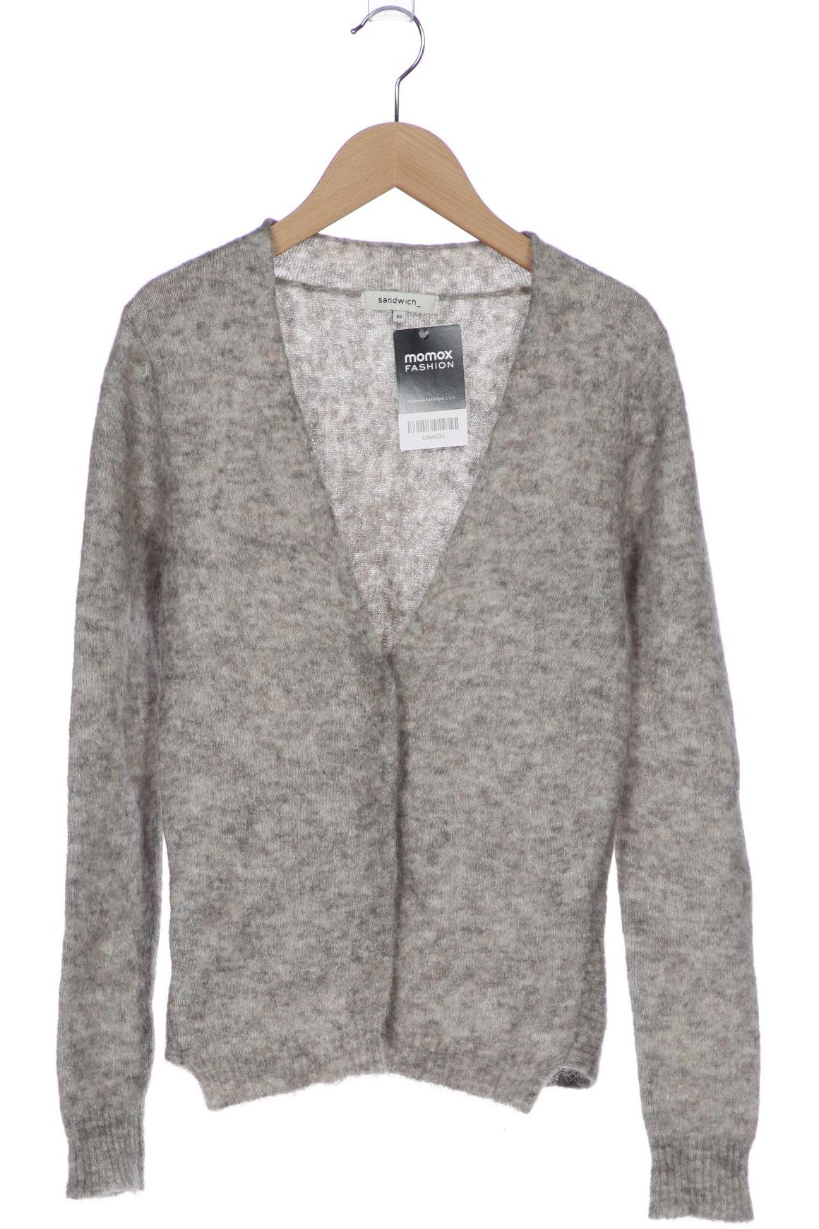 

sandwich_ Damen Strickjacke, grau, Gr. 34