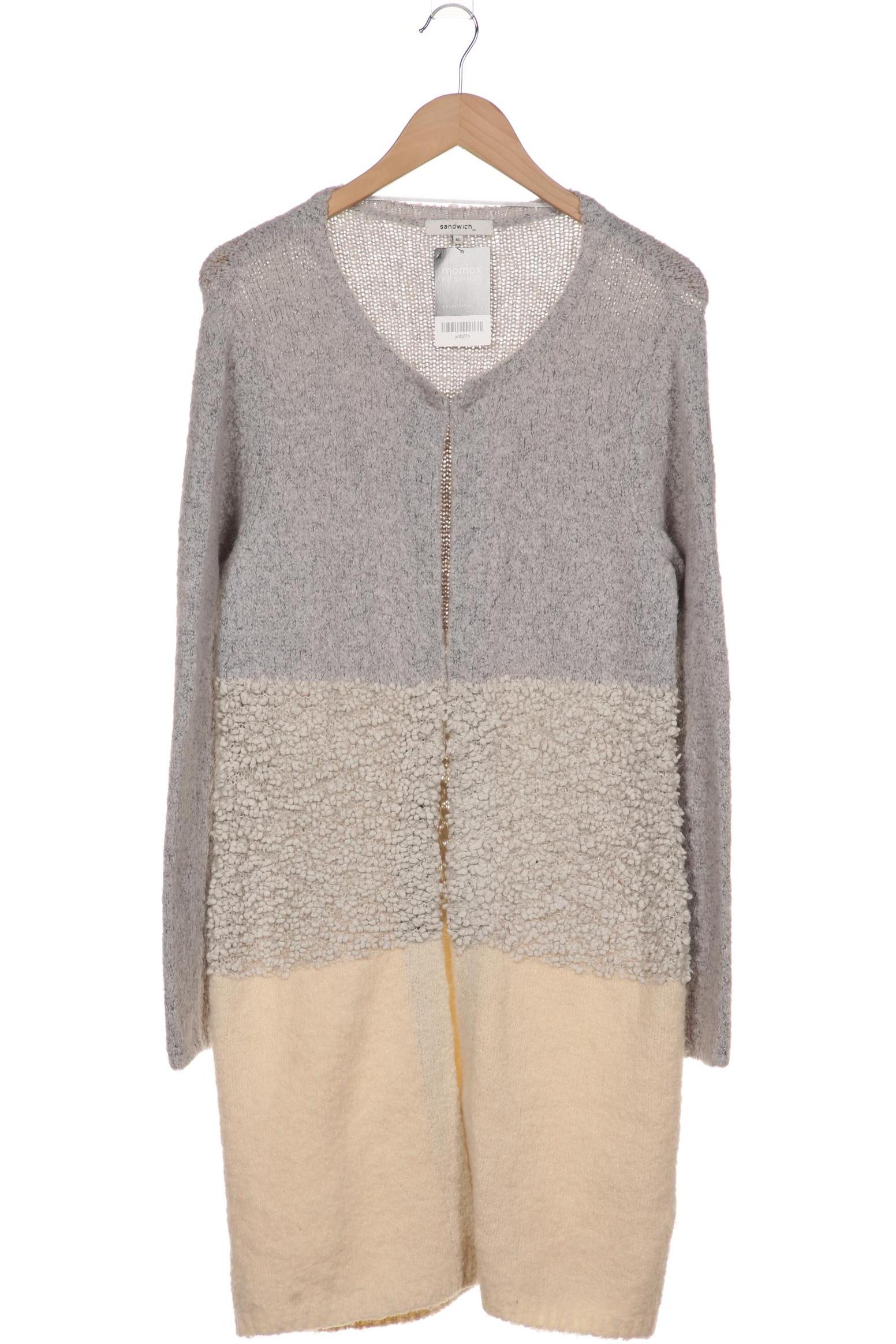 

sandwich_ Damen Strickjacke, grau, Gr. 44