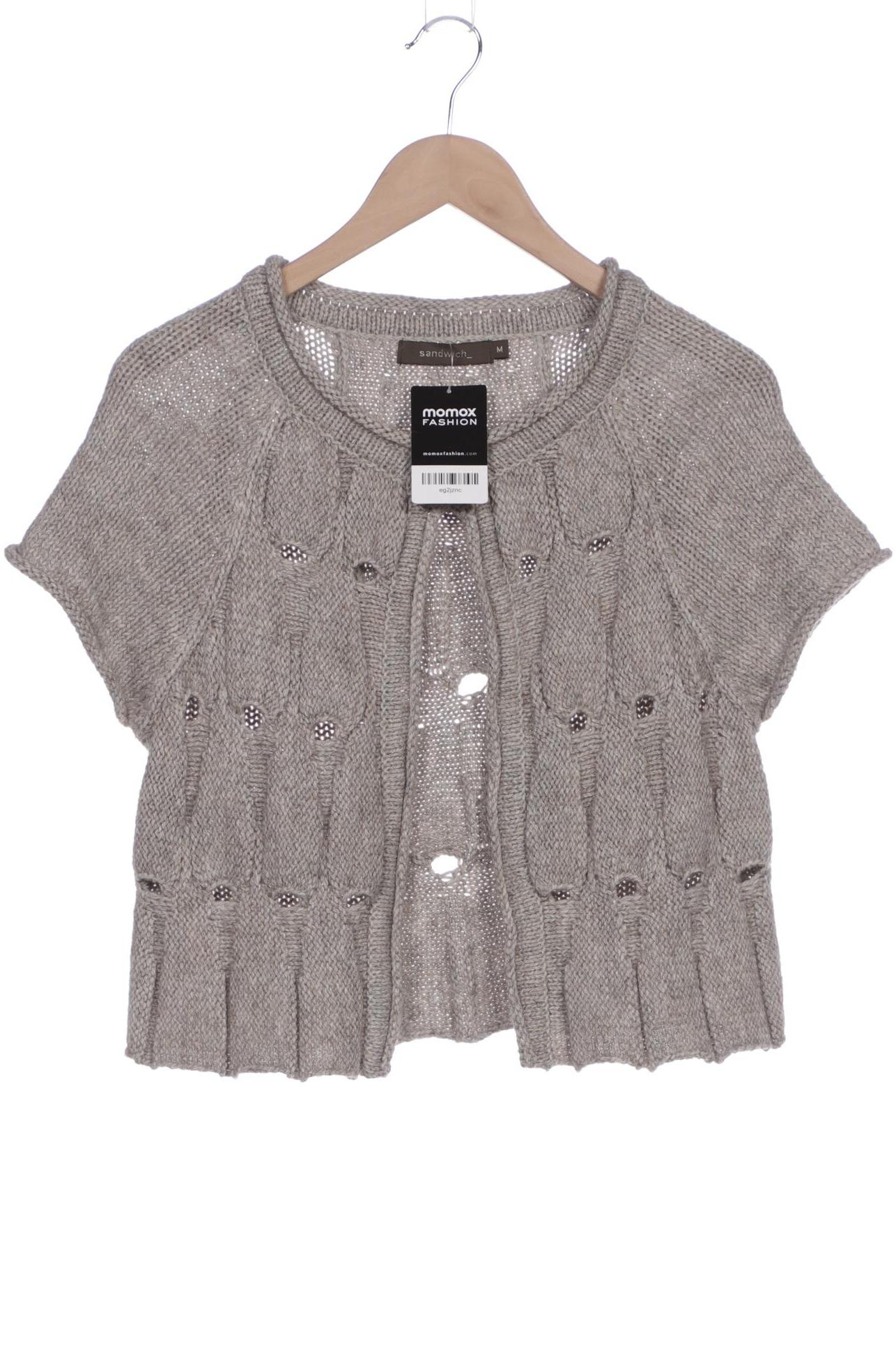 

sandwich_ Damen Strickjacke, grau, Gr. 38