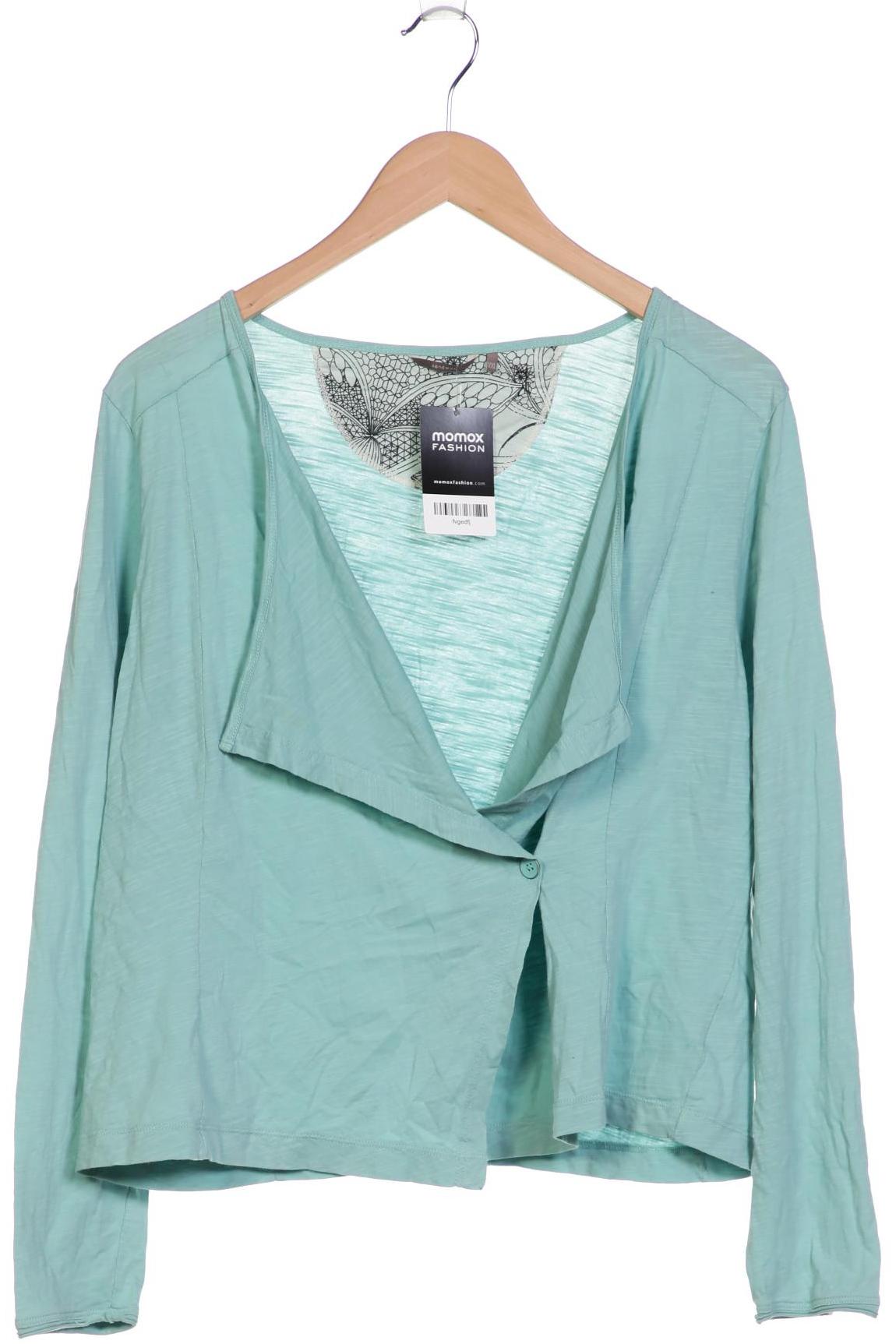 

sandwich_ Damen Strickjacke, türkis, Gr. 46