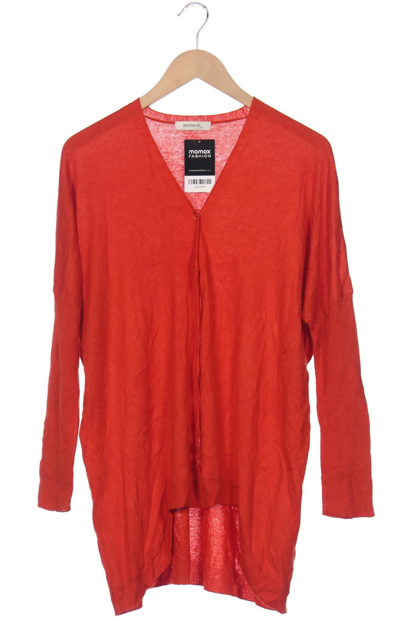 

sandwich_ Damen Strickjacke, orange