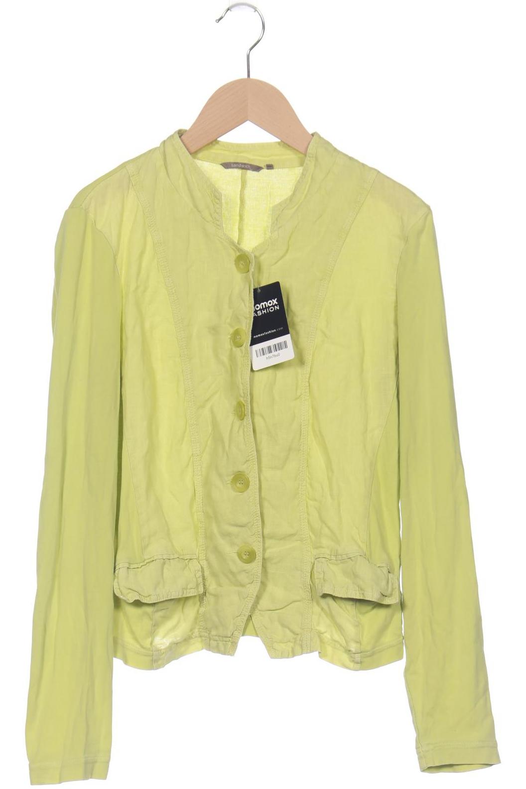 

sandwich_ Damen Strickjacke, grün, Gr. 34