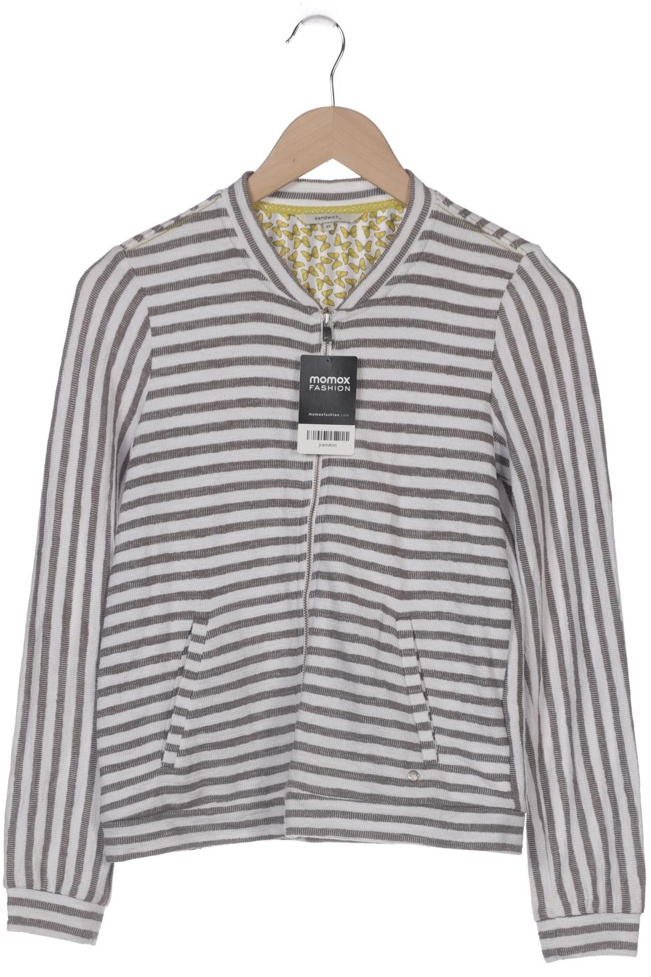 

sandwich_ Damen Strickjacke, grau, Gr. 34
