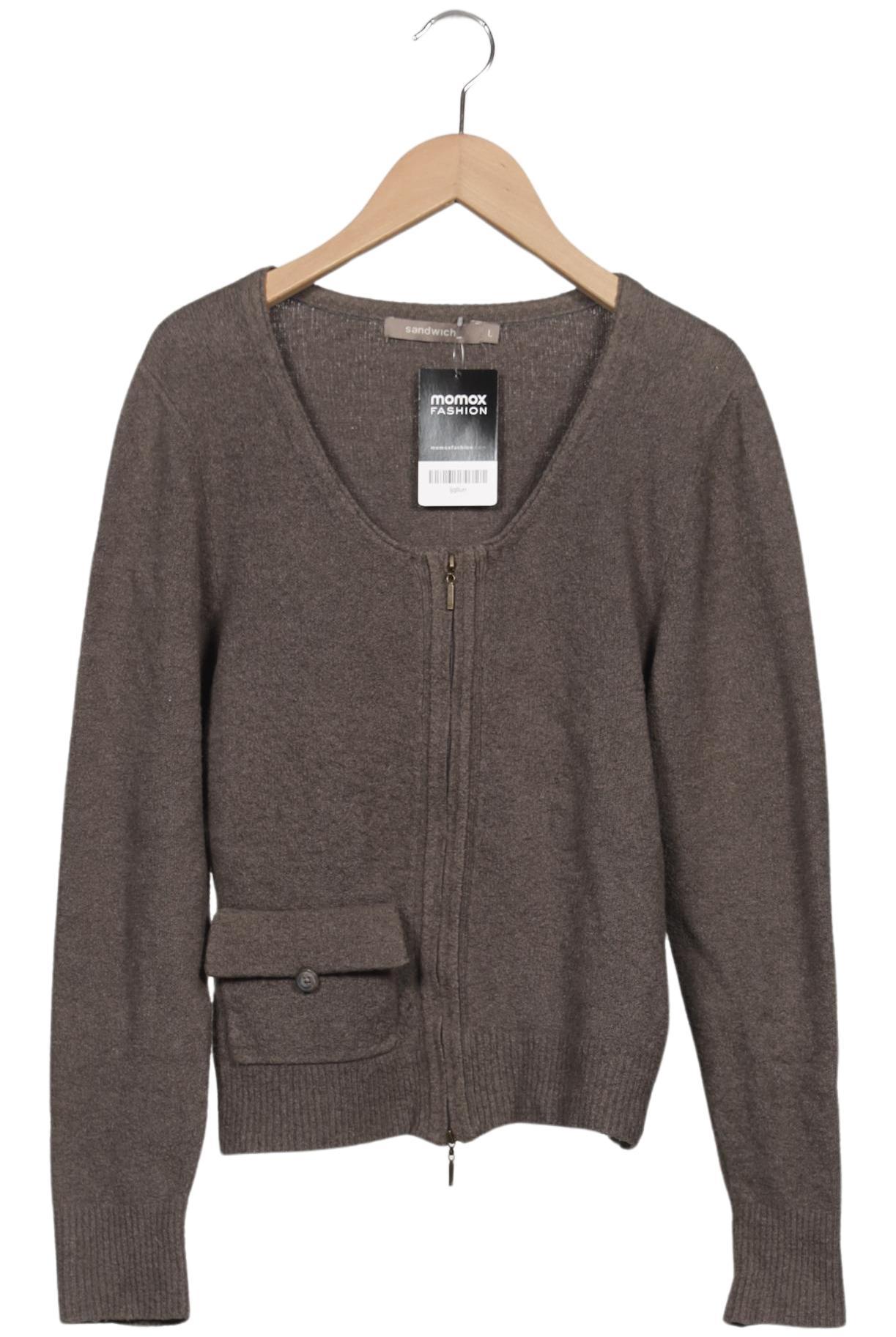 

sandwich_ Damen Strickjacke, braun, Gr. 42