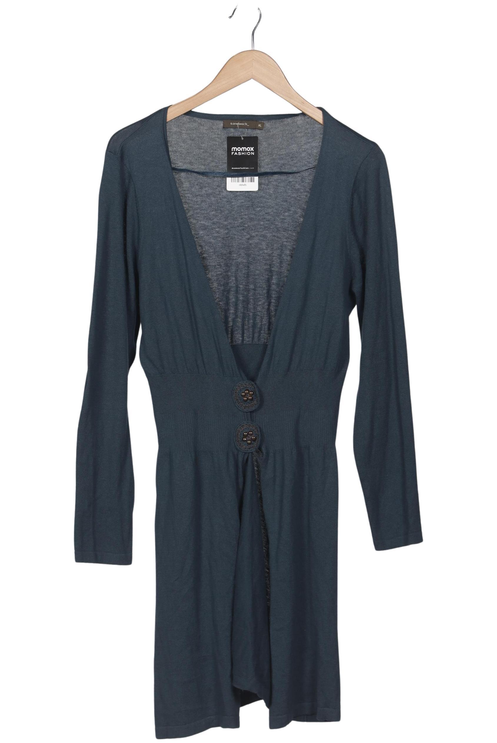 

sandwich_ Damen Strickjacke, blau, Gr. 44