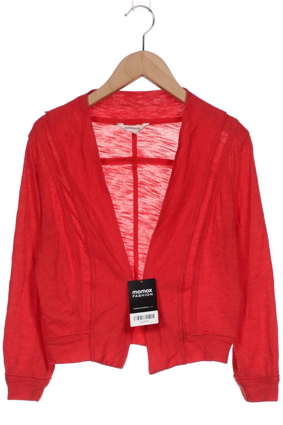 

sandwich_ Damen Strickjacke, rot, Gr. 36