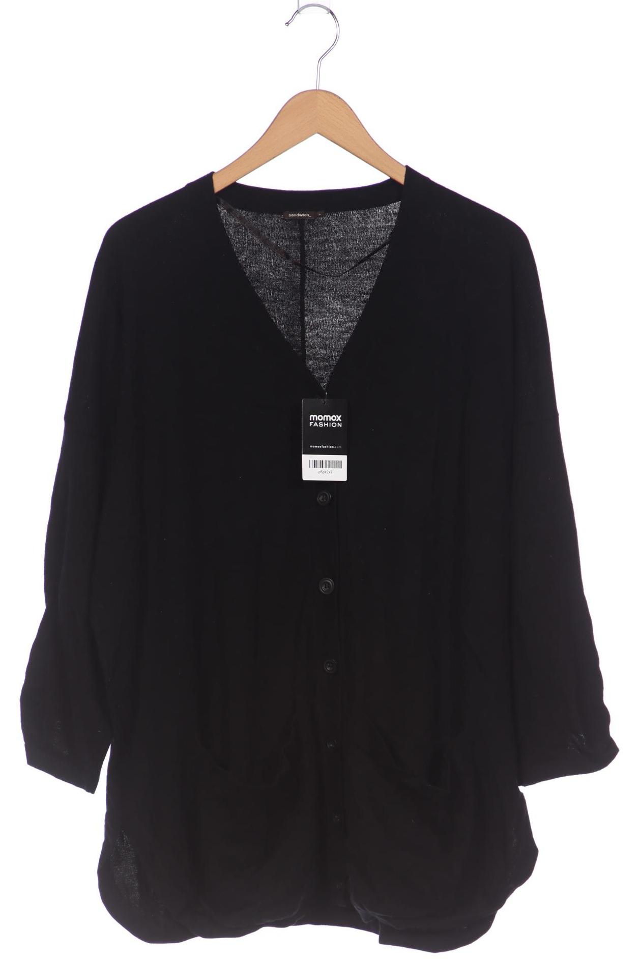 

sandwich_ Damen Strickjacke, schwarz, Gr. 42