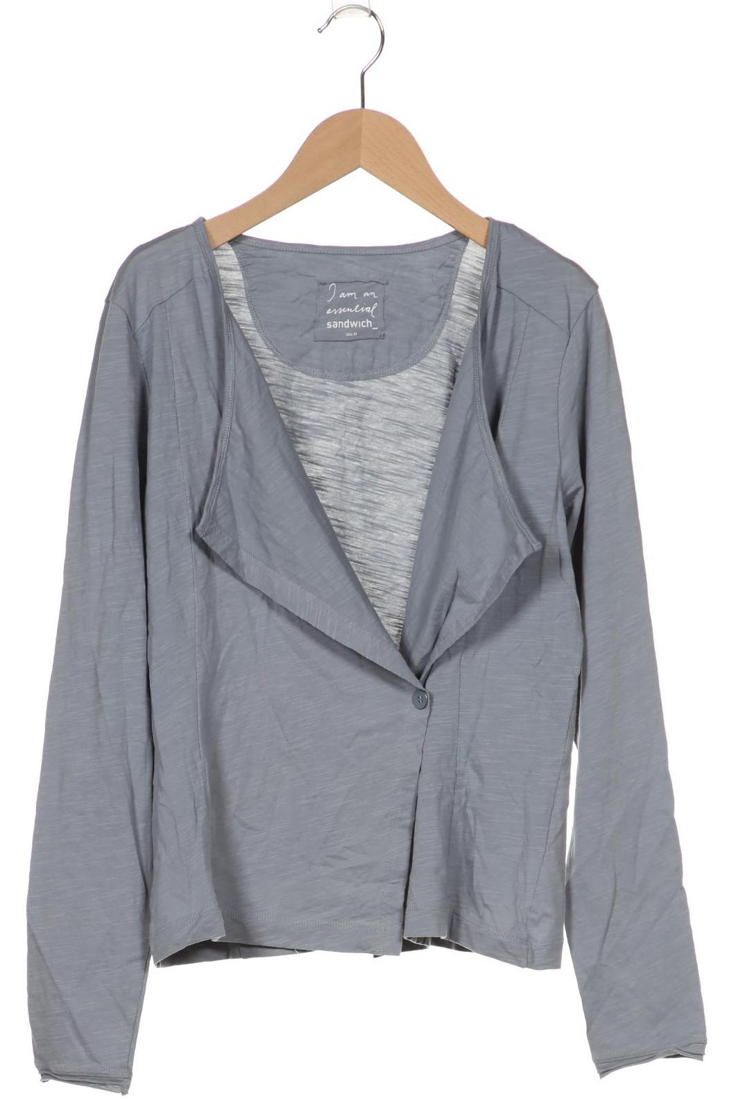 

sandwich_ Damen Strickjacke, grau, Gr. 38