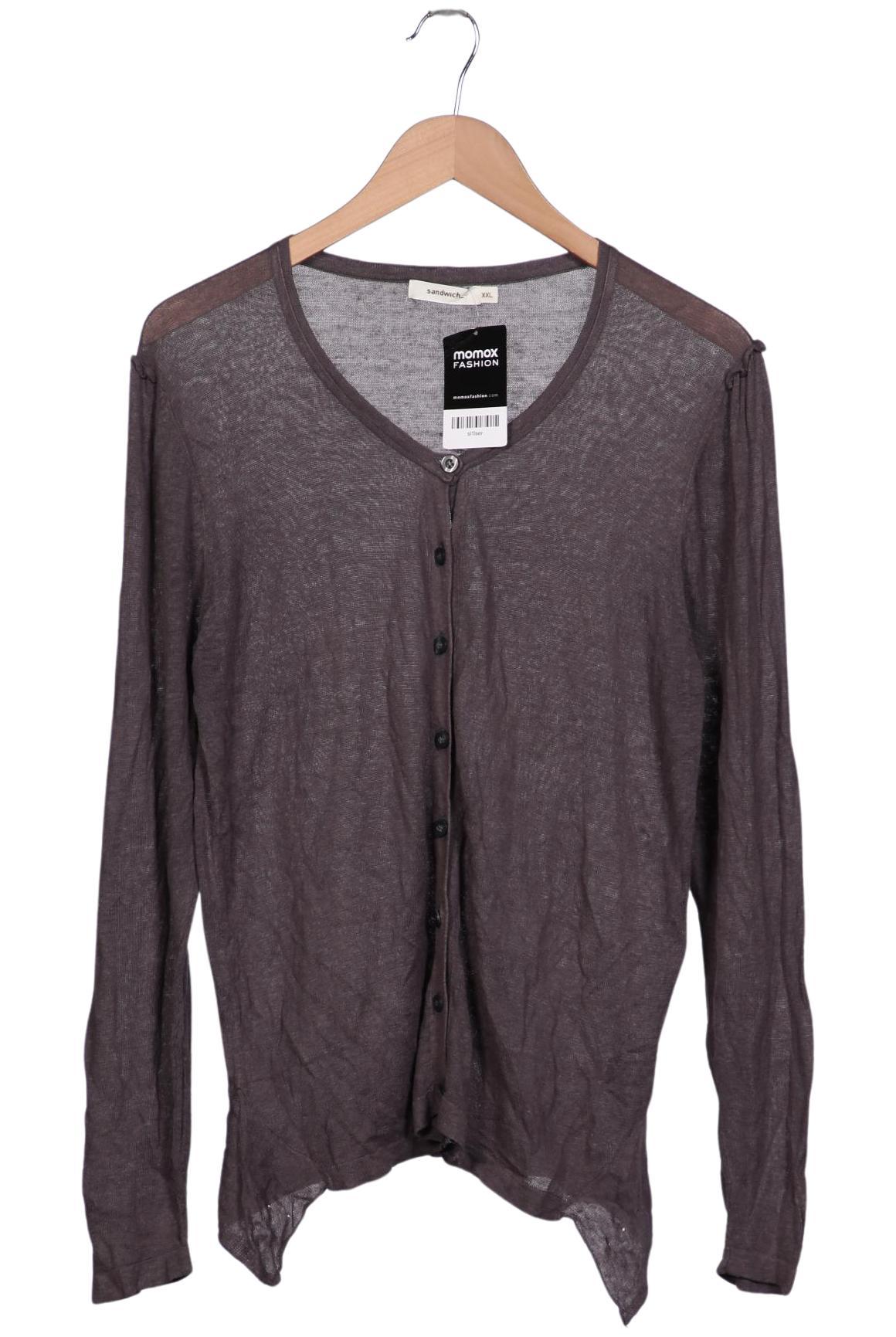 

sandwich_ Damen Strickjacke, grau, Gr. 46